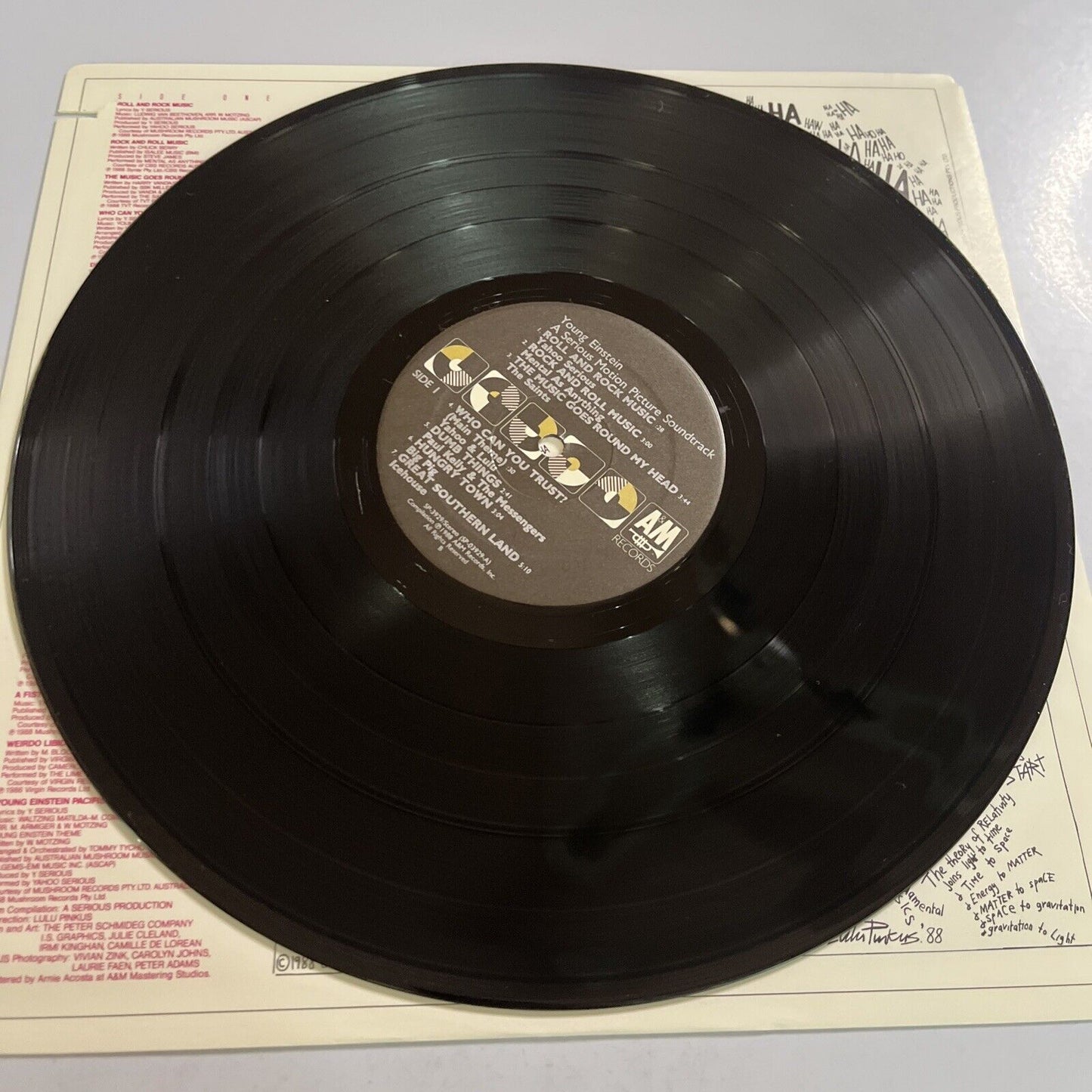 Young Einstein Original Film Soundtrack LP 1988 Vinyl Record SP 3929