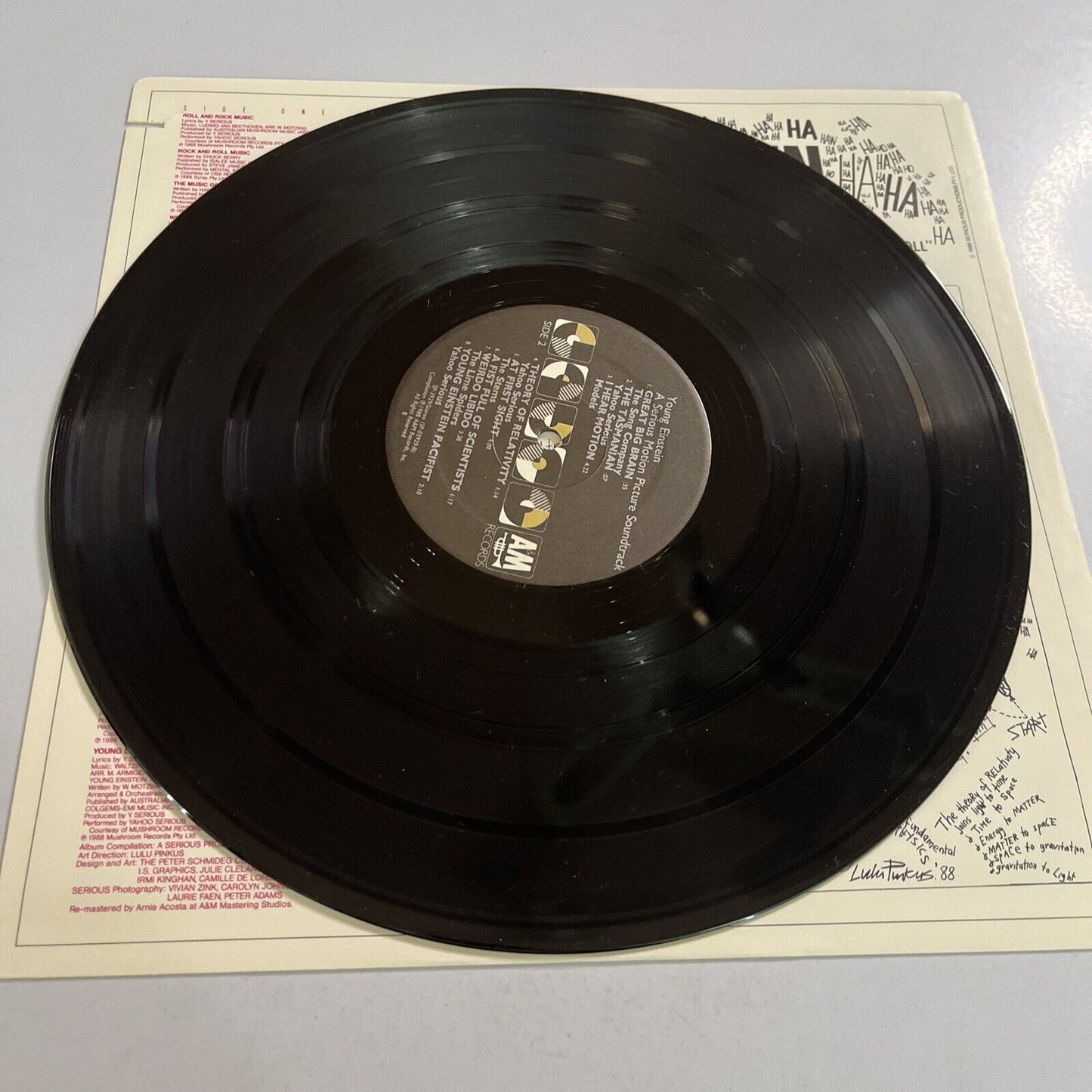 Young Einstein Original Film Soundtrack LP 1988 Vinyl Record SP 3929