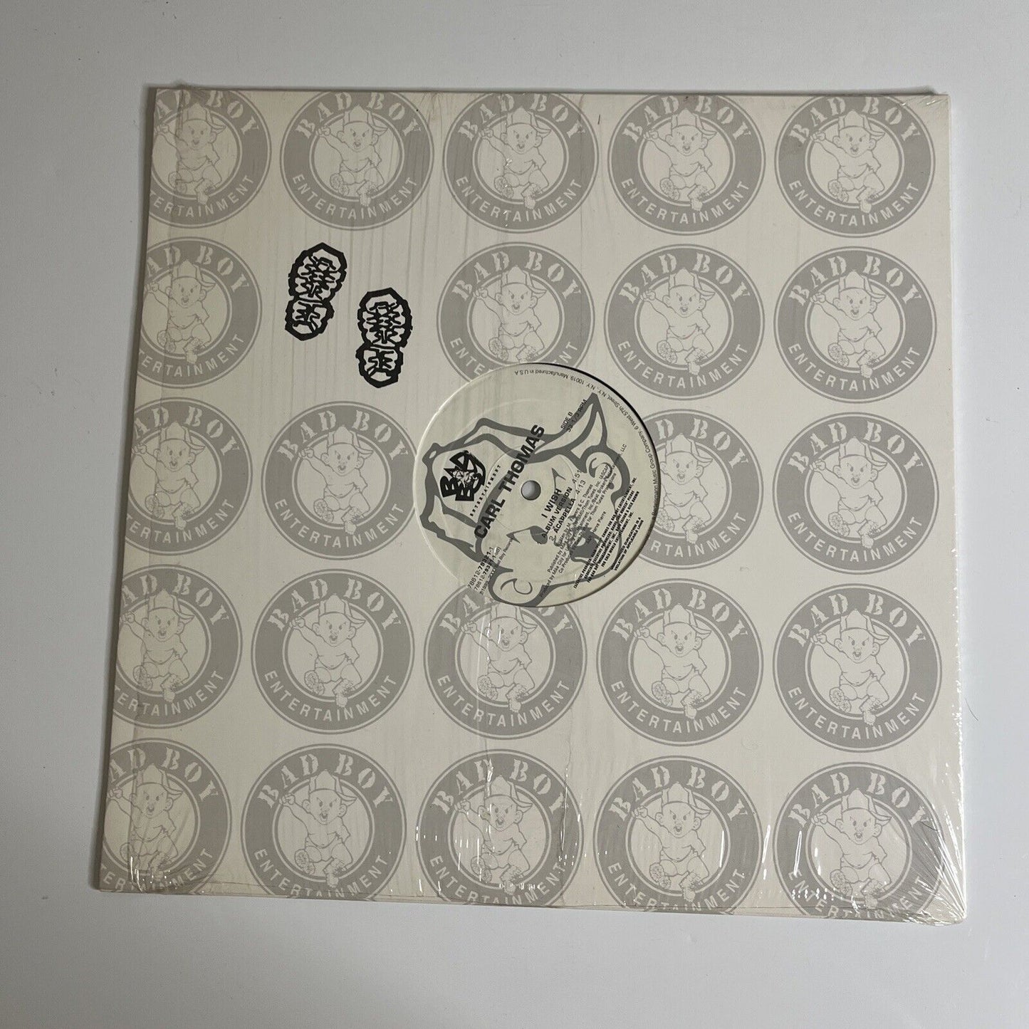 Carl Thomas – I Wish 12" Vinyl Record 2000 Bad Boy Entertainment
