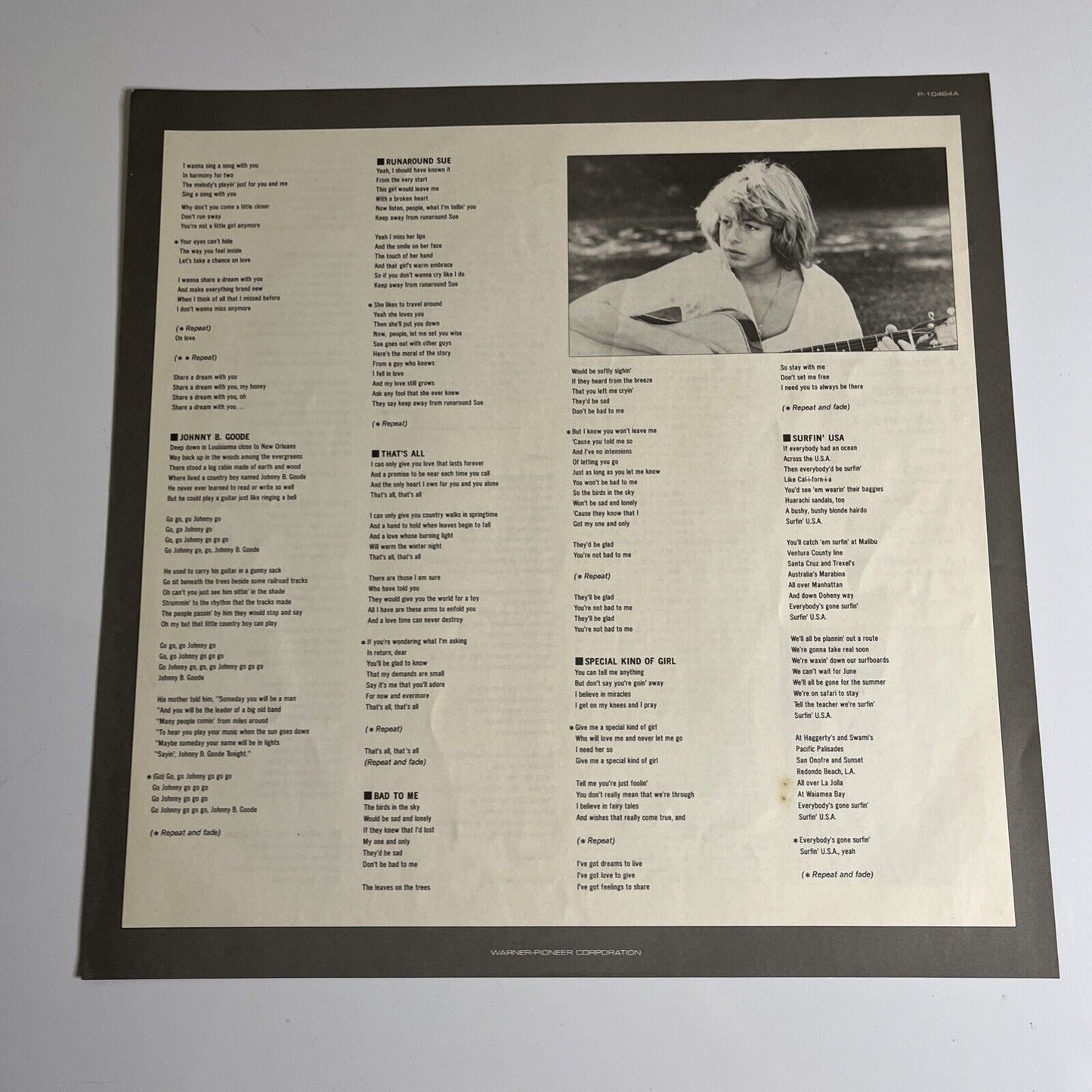 Leif Garrett LP 1977 Vinyl Obi Atlantic Records P-10464A