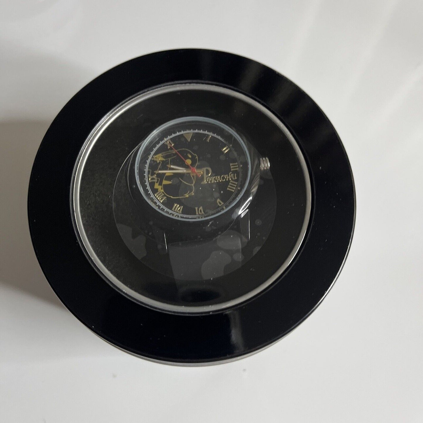 Official Pokemon Pocket Monsters Pikachu Black Wristwatch Watch 1049403 NEW
