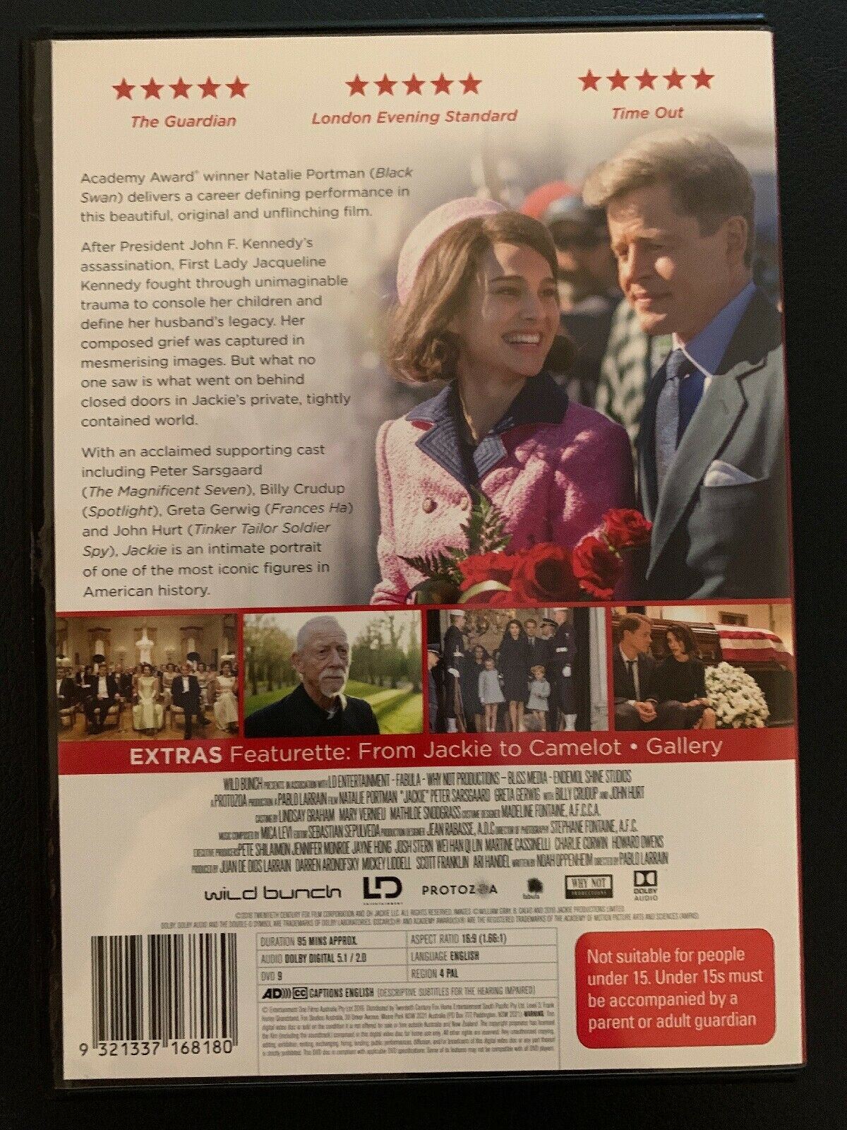 Jackie (DVD, 2017) Natalie Portman Region 4