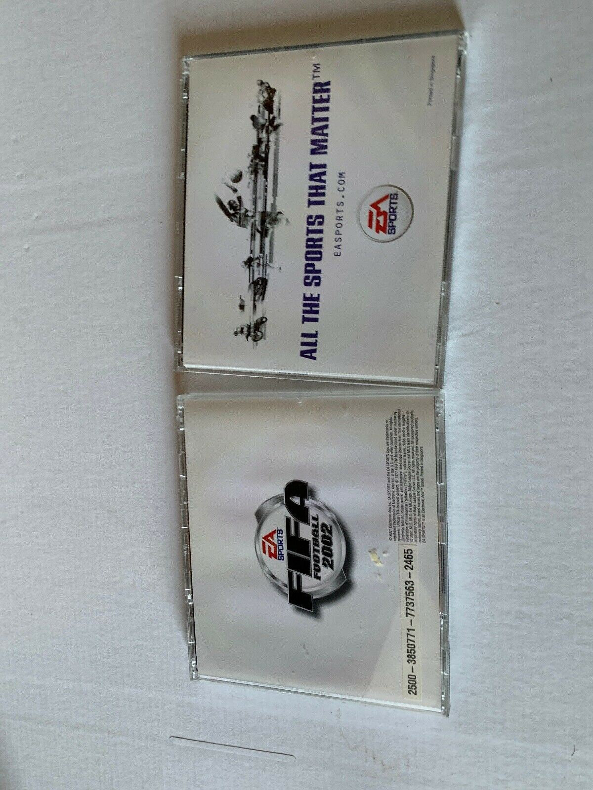 FIFA 2000 & 2002 For PC CD-ROM EA Sports 2x Classic Football Soccer Game