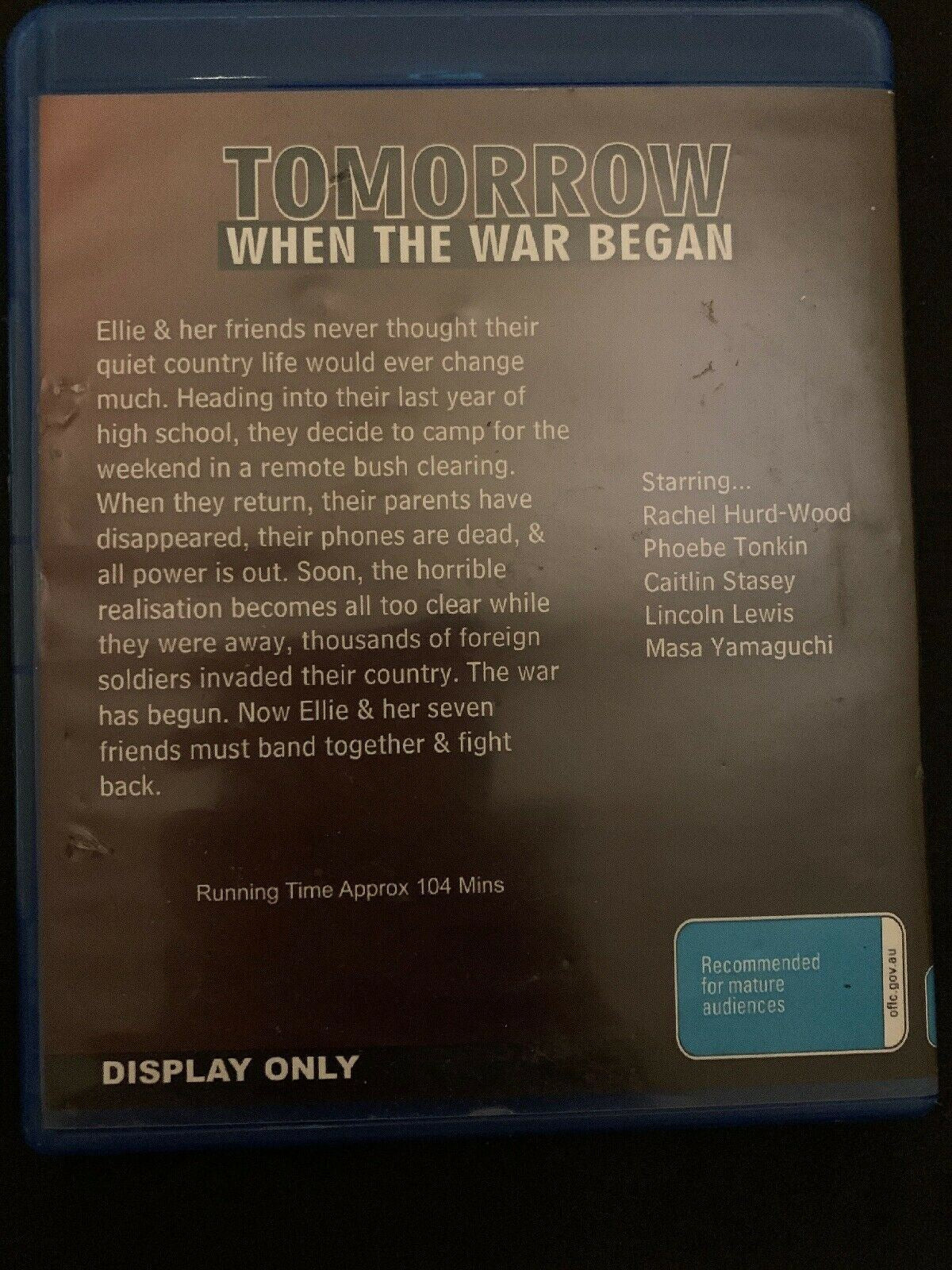 Tomorrow When The War Began Blu-Ray