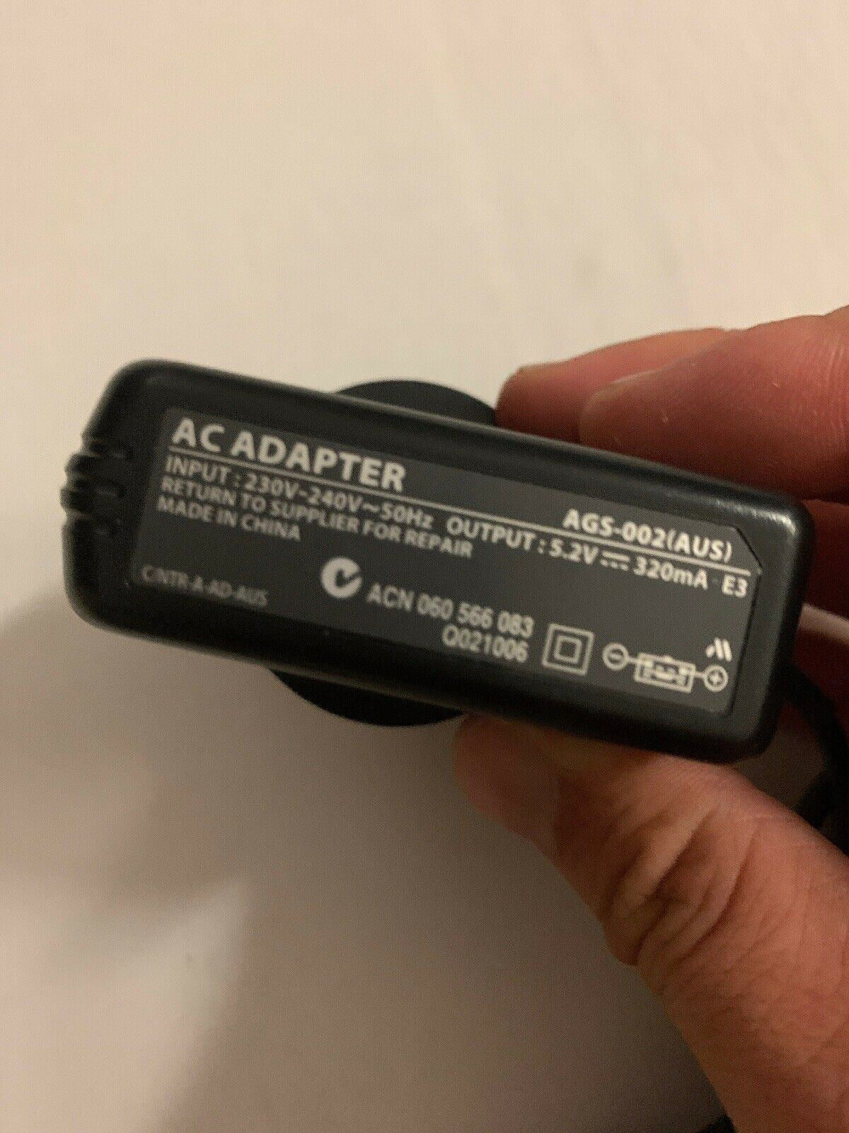 Genuine Nintendo Gameboy Advance AC Adapter - AGS-002(AUS)