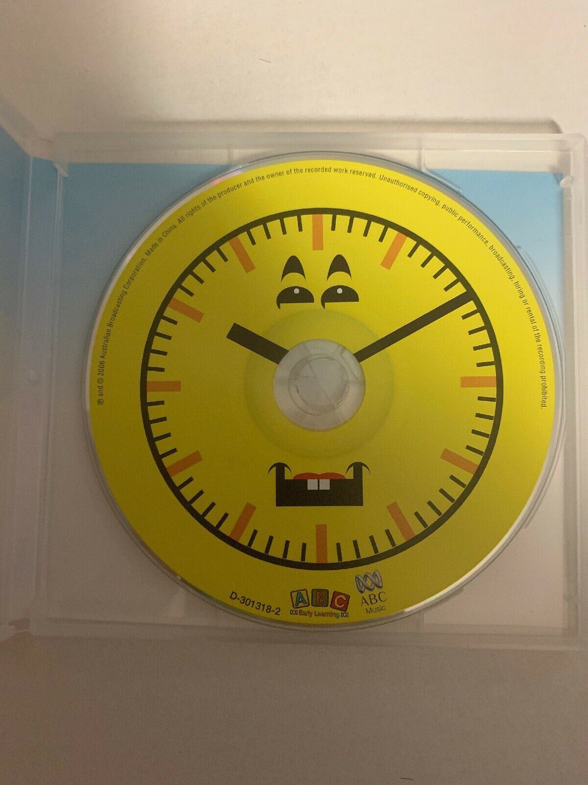 Hickory Dickory Dock Songs For Telling The Time CD 2006 Alarm Clock ABC For Kids