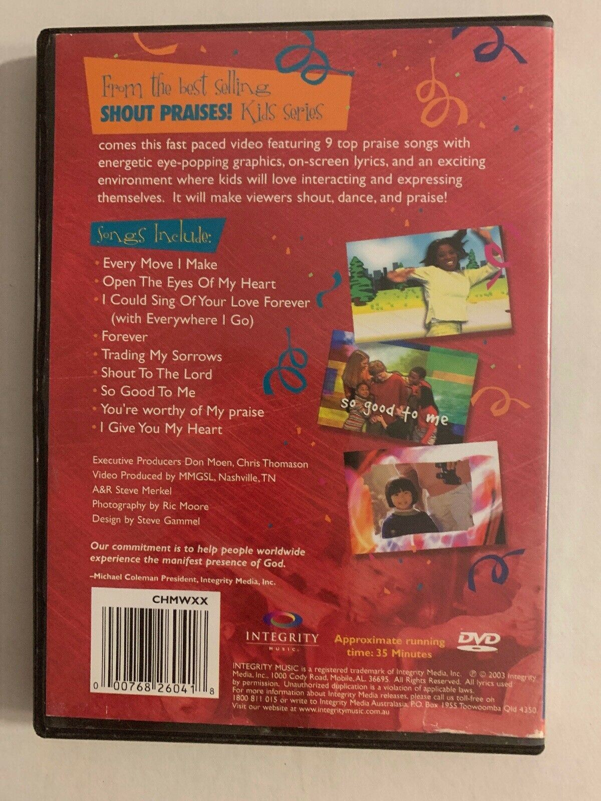 Shout Praises! Kids The Ultimate Praise Party (2003, DVD) Region Free
