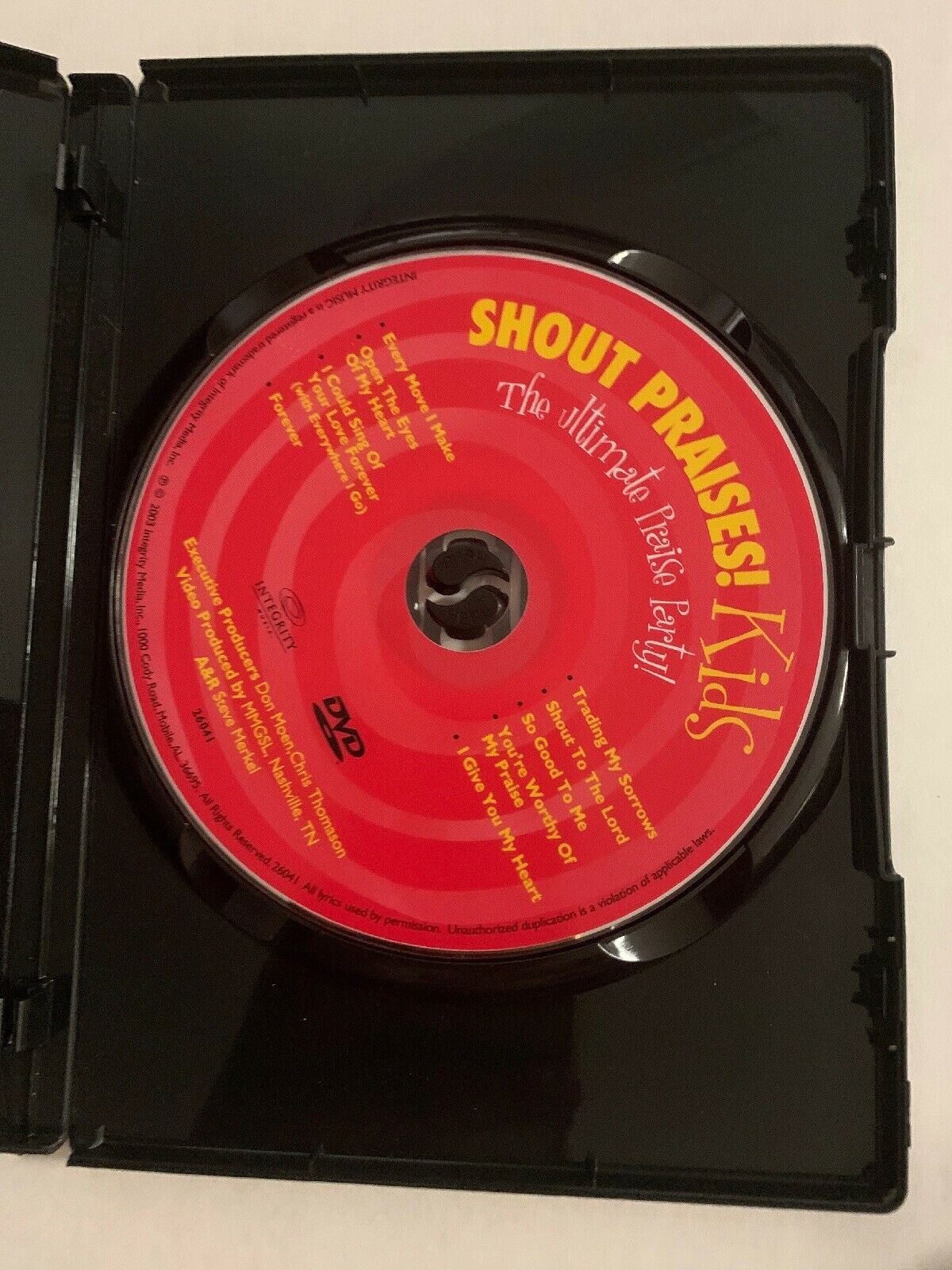Shout Praises! Kids The Ultimate Praise Party (2003, DVD) Region Free