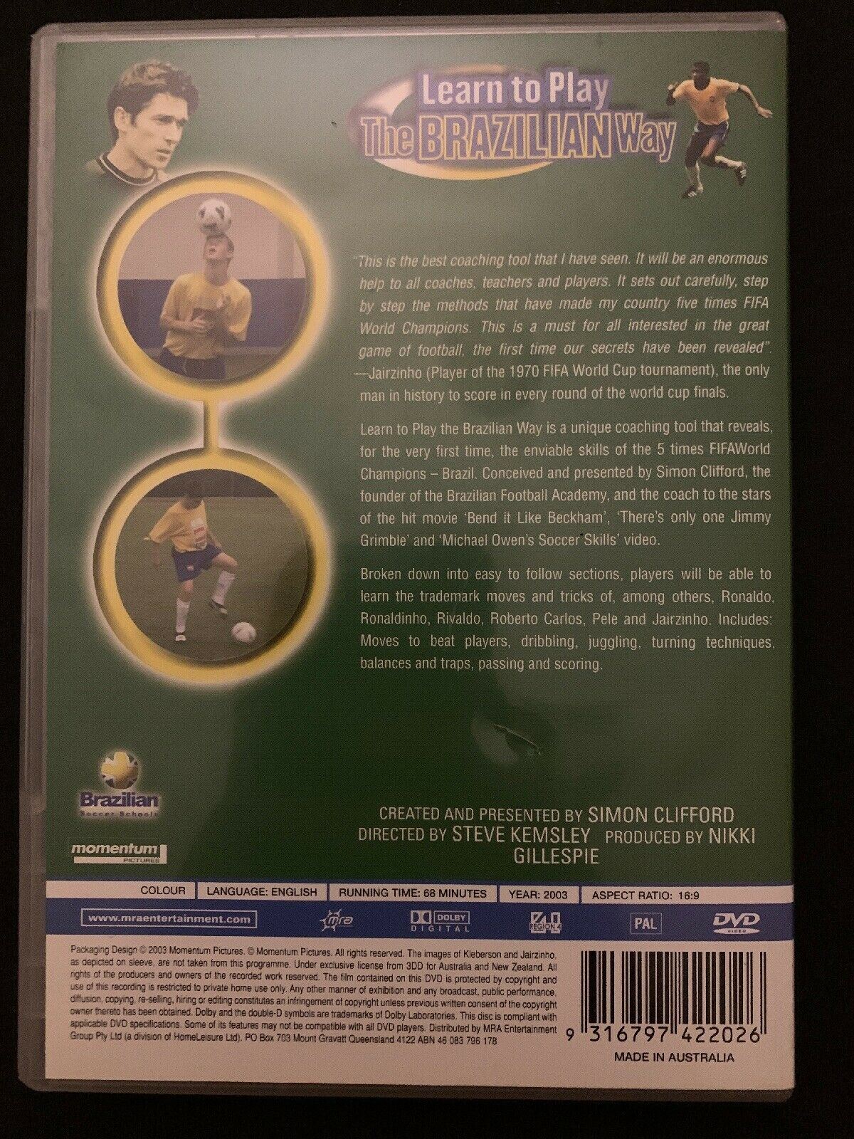 Learn To Play The Brazilian Way - Brazilian Soccer Skills (DVD) Region 4