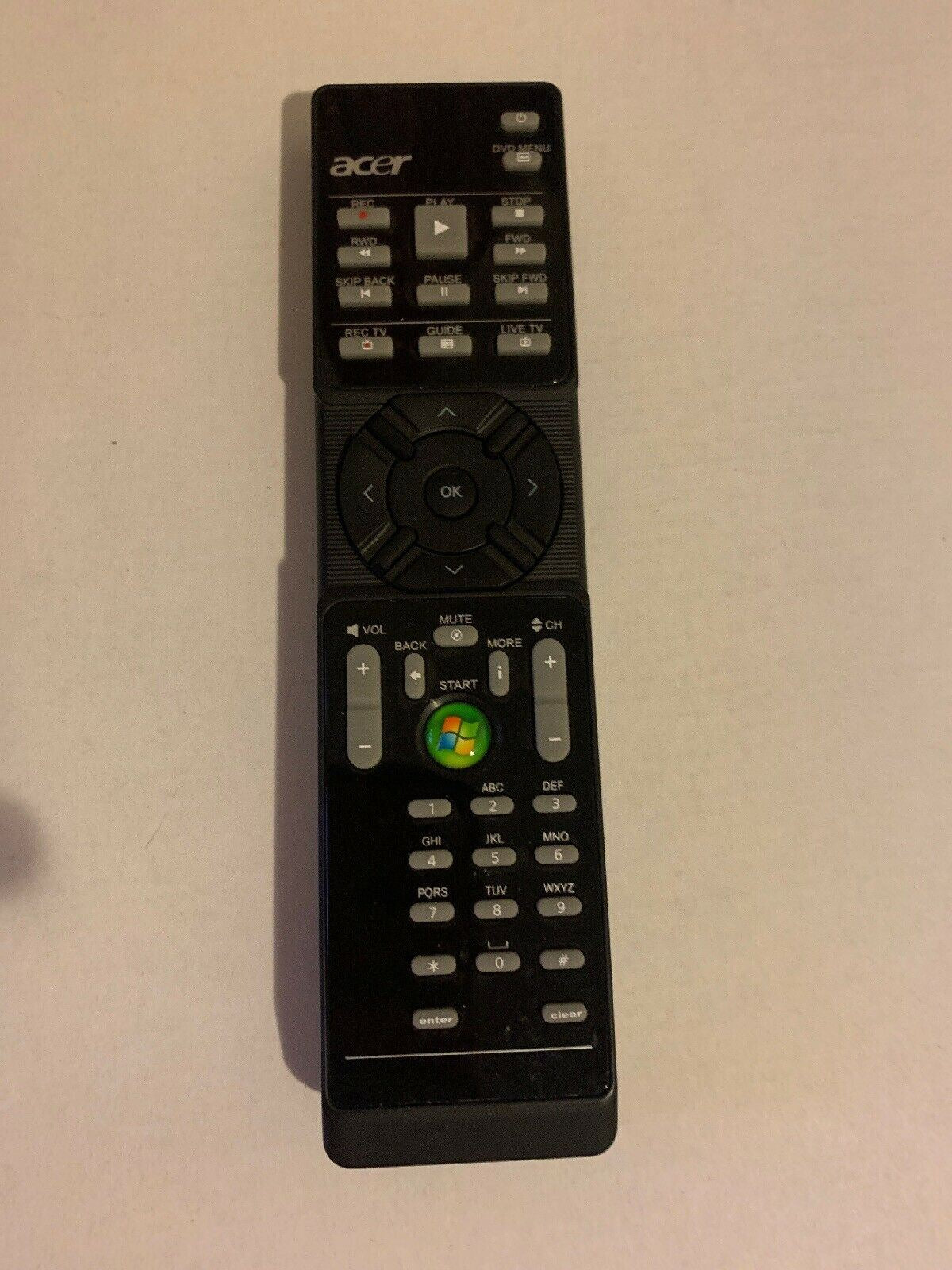 Genuine Acer RC804V-B Remote Control for Acer Aspire 5935G Series Notebook