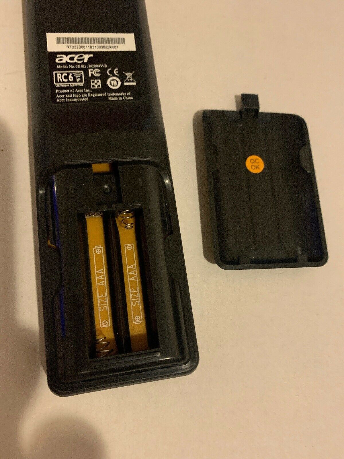 Genuine Acer RC804V-B Remote Control for Acer Aspire 5935G Series Notebook