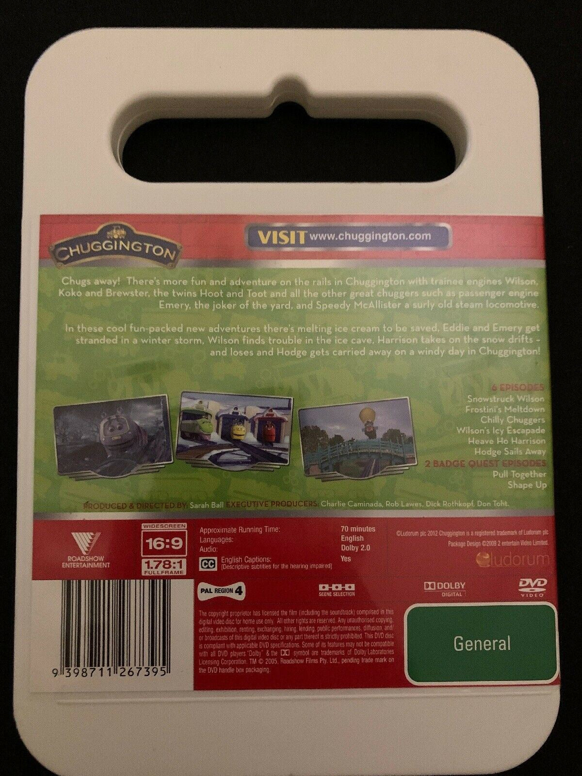 Chuggington - Icy Escapades (DVD, 2012)