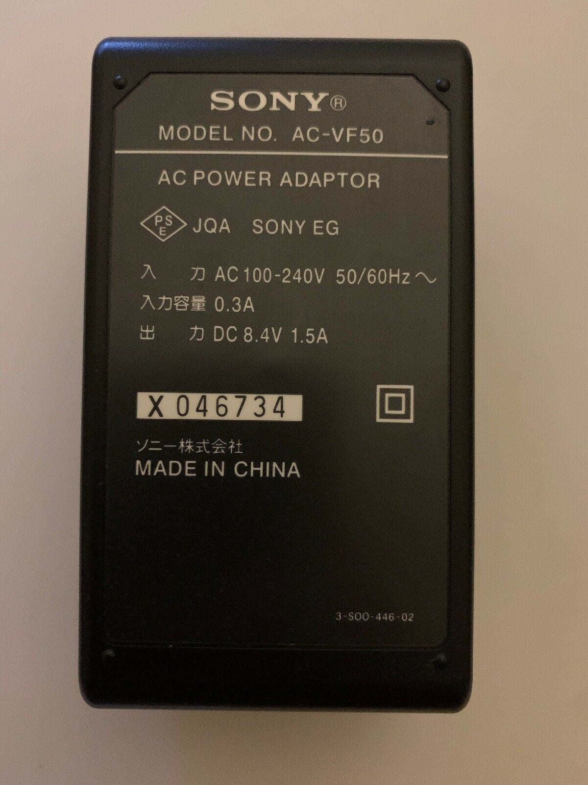 Sony AC-VF50 Battery Charger