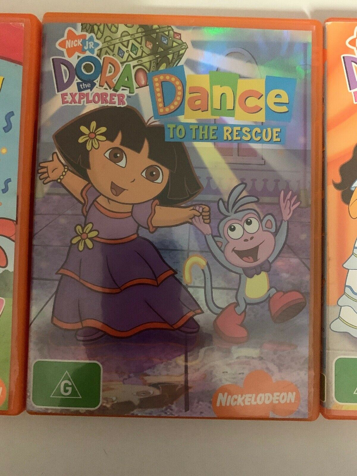 3x Dora The Explorer DVD - Dance To The Rescue, Super Silly Fiesta, It's a party