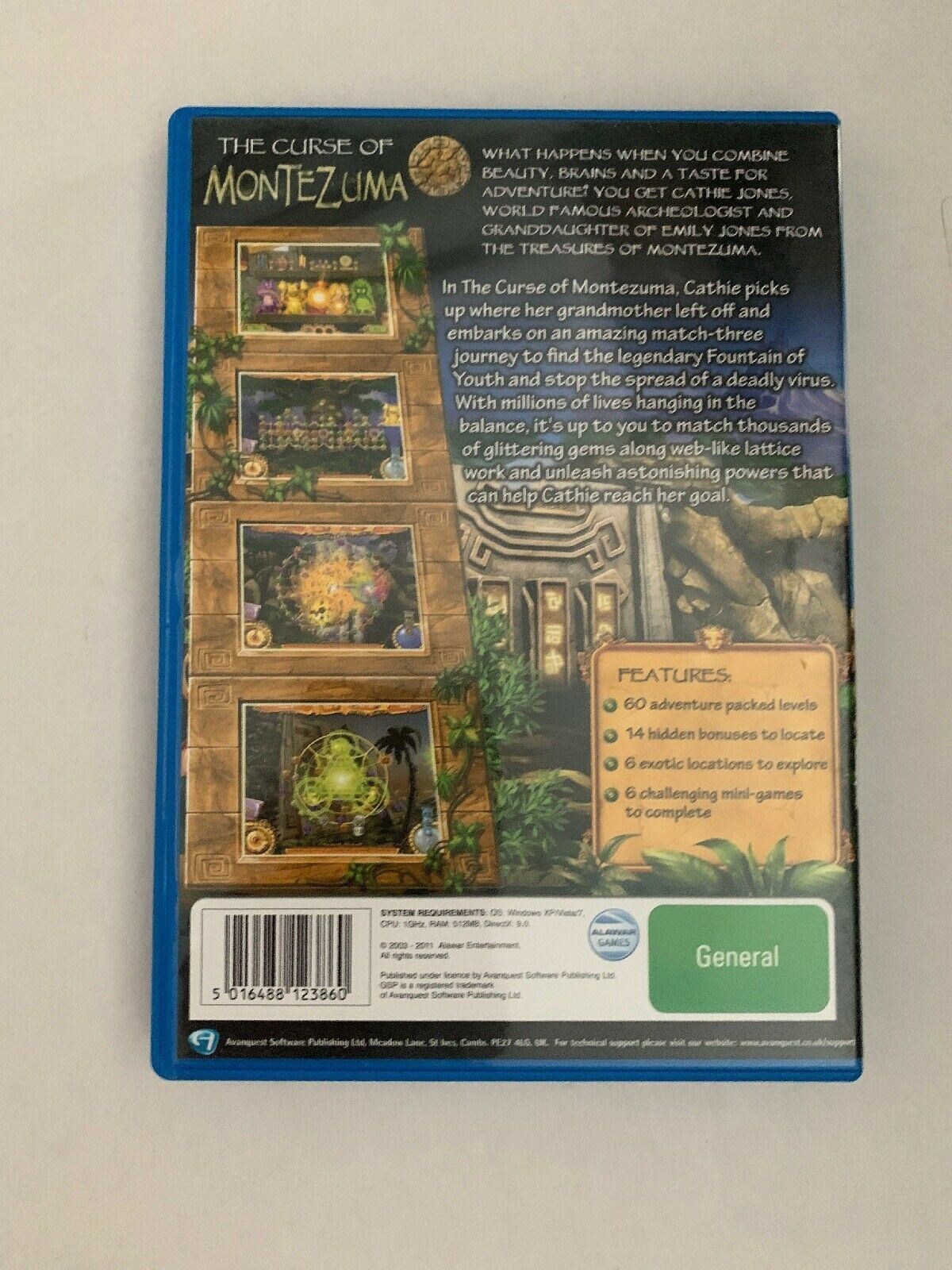 The Curse of Montezuma - PC CD-ROM Puzzle Game