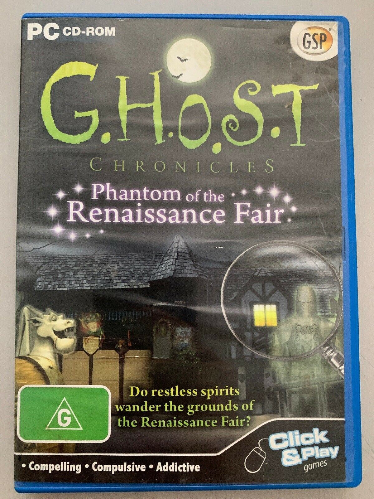Ghost Chronicles Phantom of the Renaissance Fair (PC CD-ROM Game) Hidden Object