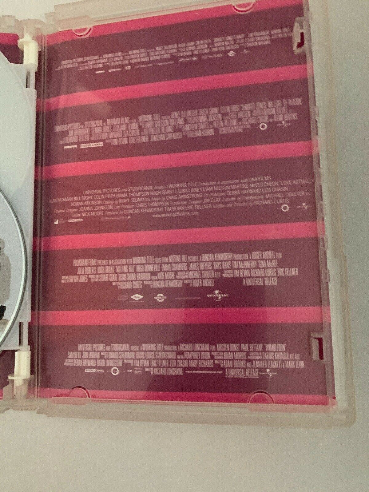 5 DVD's Romance Collection Love Actually / Notting Hill / Bridget Jones's Diary