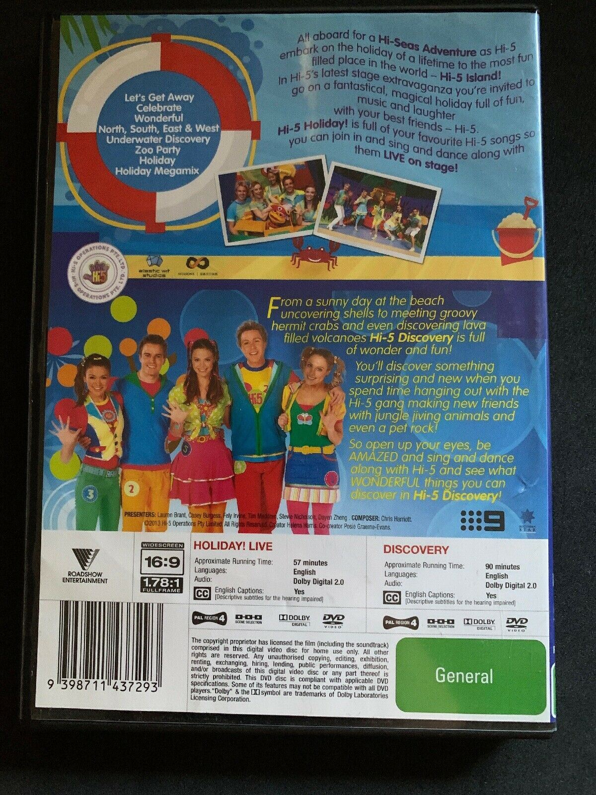Hi-5: Double Pack (Discovery & Holiday Live) - DVD - Region 4
