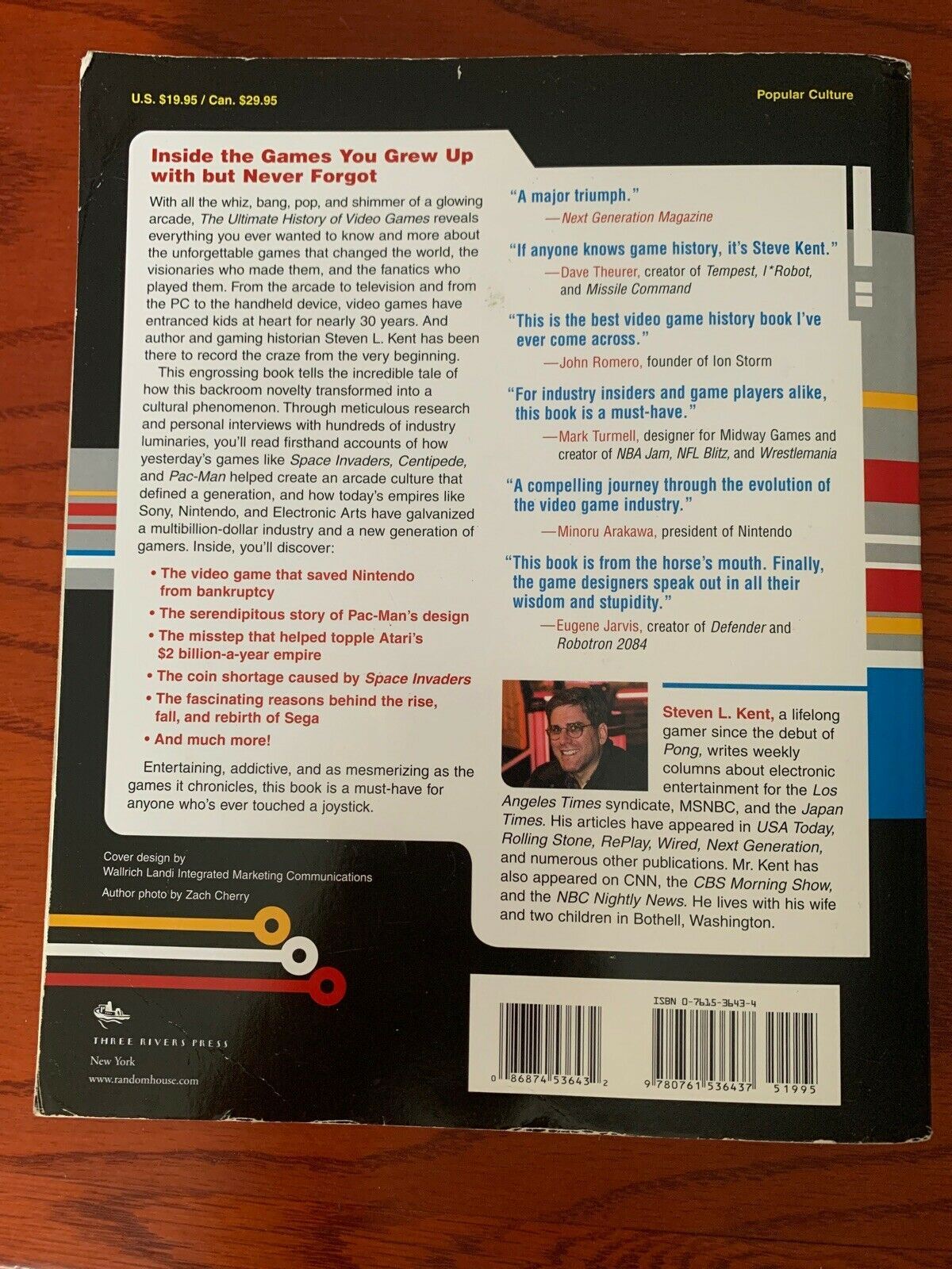 The Ultimate History of Video Games by Steven L. Kent (Paperback, 2002)