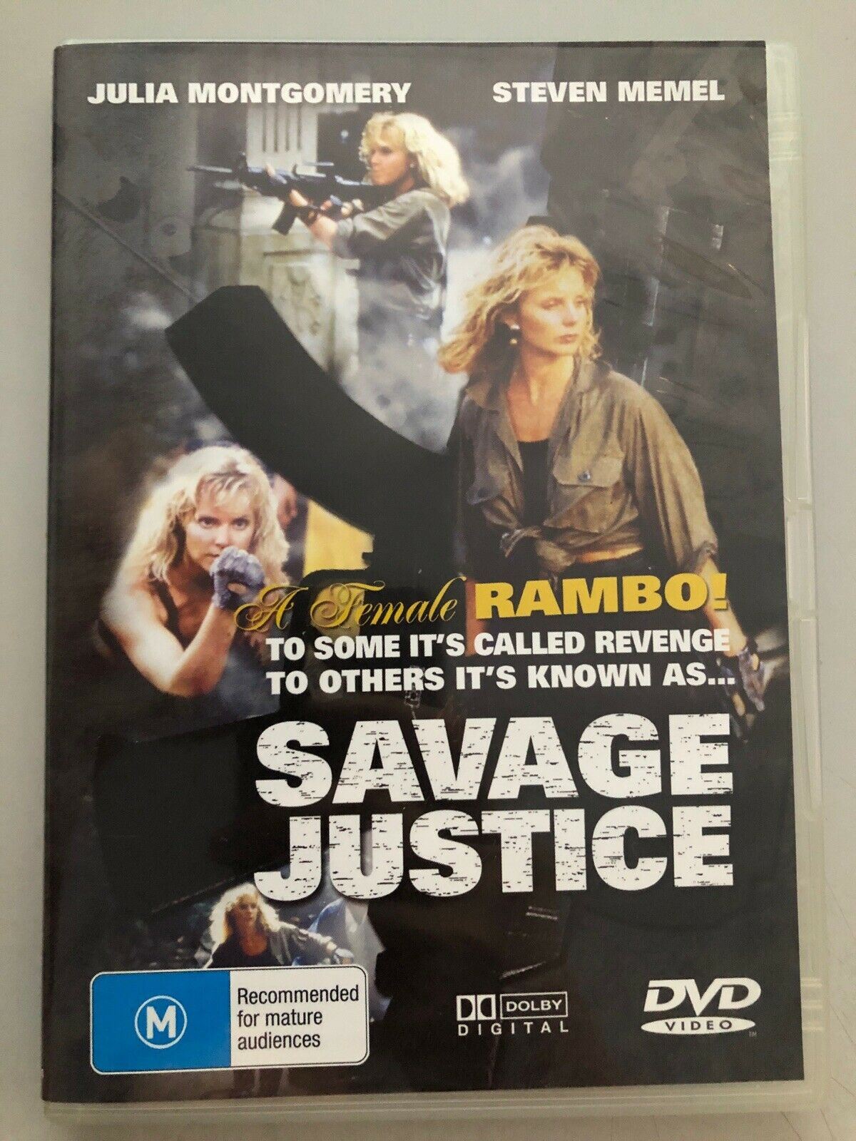 Savage Justice (DVD, 1988) Region 4 - Julia Montgomery, Steven Memel, Ruel Vern
