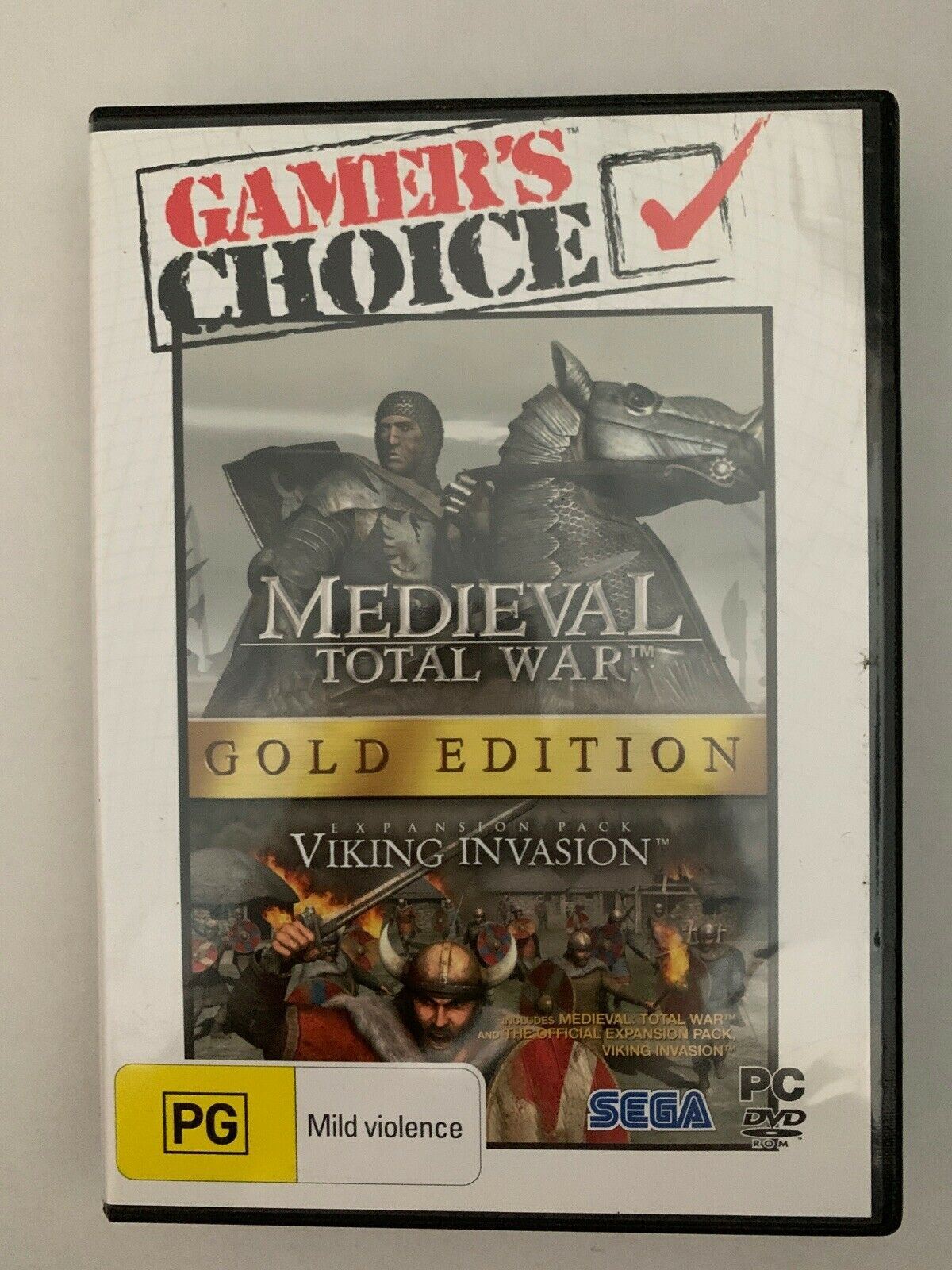 Mediaeval Total War Gold Edition & Viking Invasion Expansion Pack PC DVD
