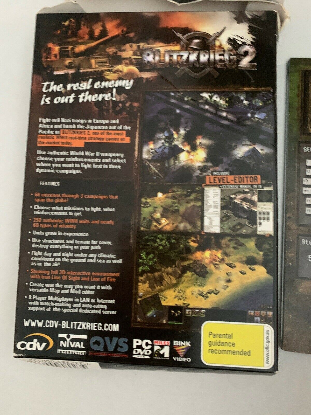 Blitzkrieg 2 PC DVD With Manual