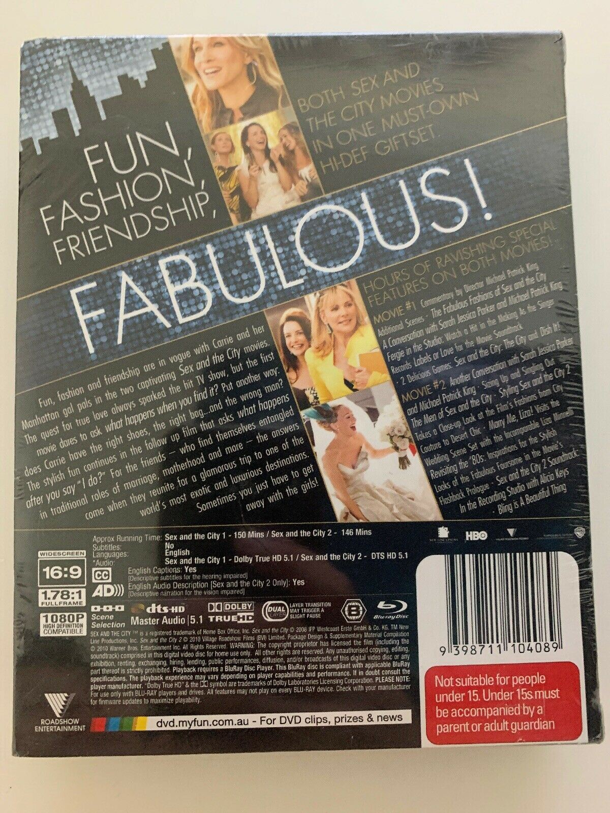 *NEW & SEALED* Sex And The City / Sex And The City 2 Bluray Region B
