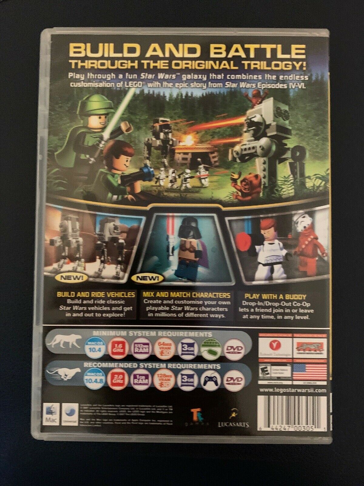 Lego Star Wars 2 The Original Trilogy - PC DVD for Windows - FREE Aus Postage
