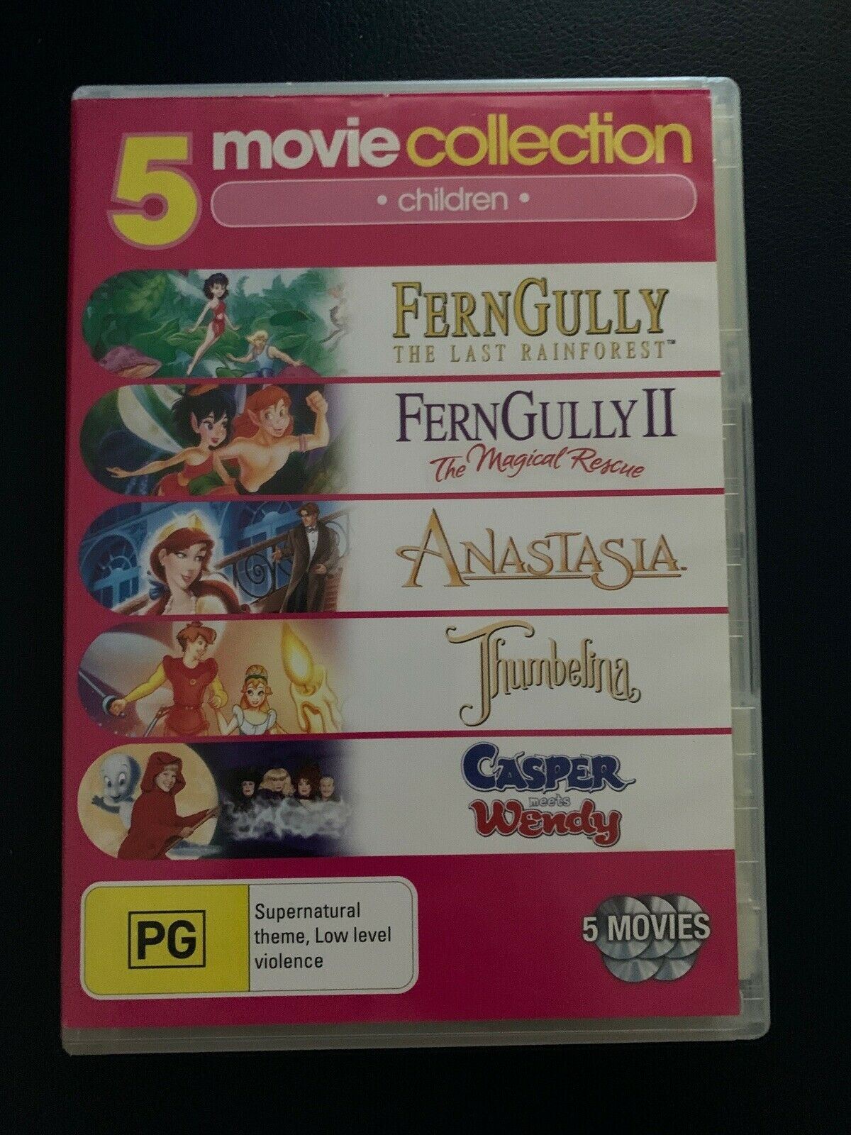 FERN GULLY / ANASTASIA/CASPER MEETS WENDY/THUMBELINA/ FERN GULLY 2 – DVD