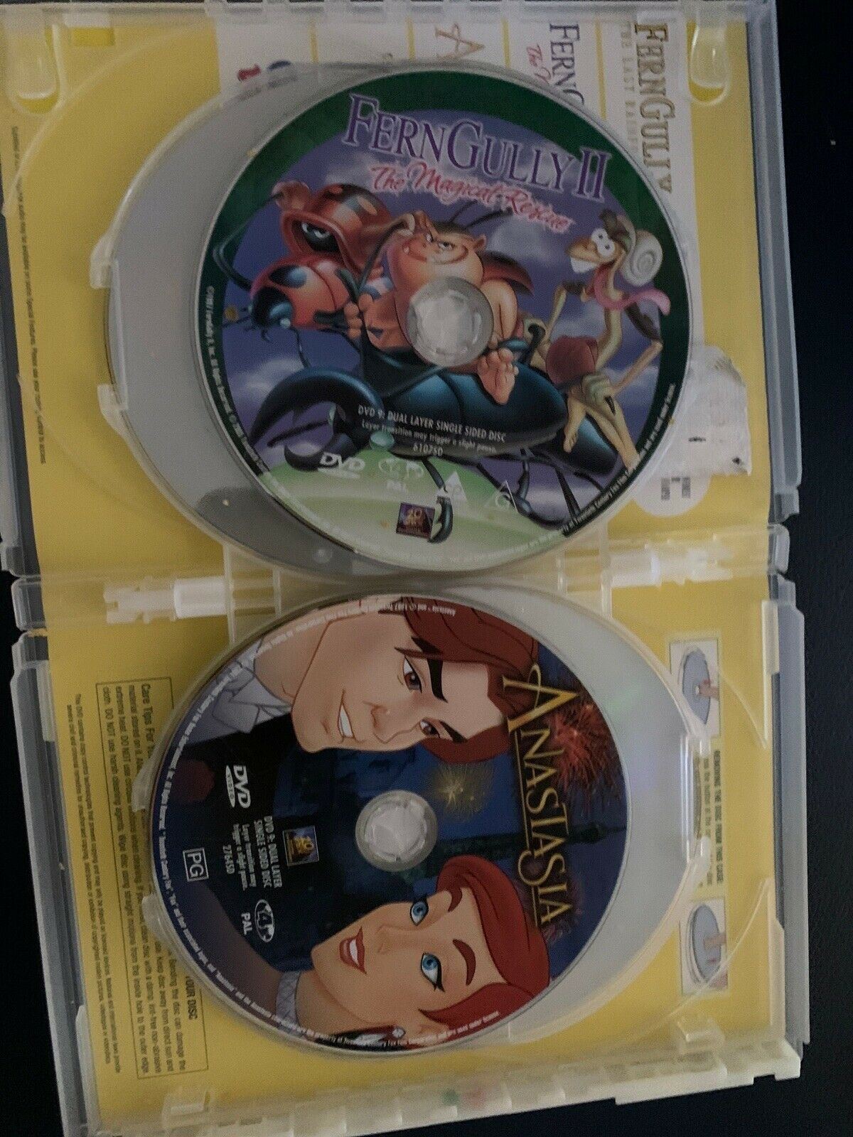 FERN GULLY / ANASTASIA/CASPER MEETS WENDY/THUMBELINA/ FERN GULLY 2 – DVD