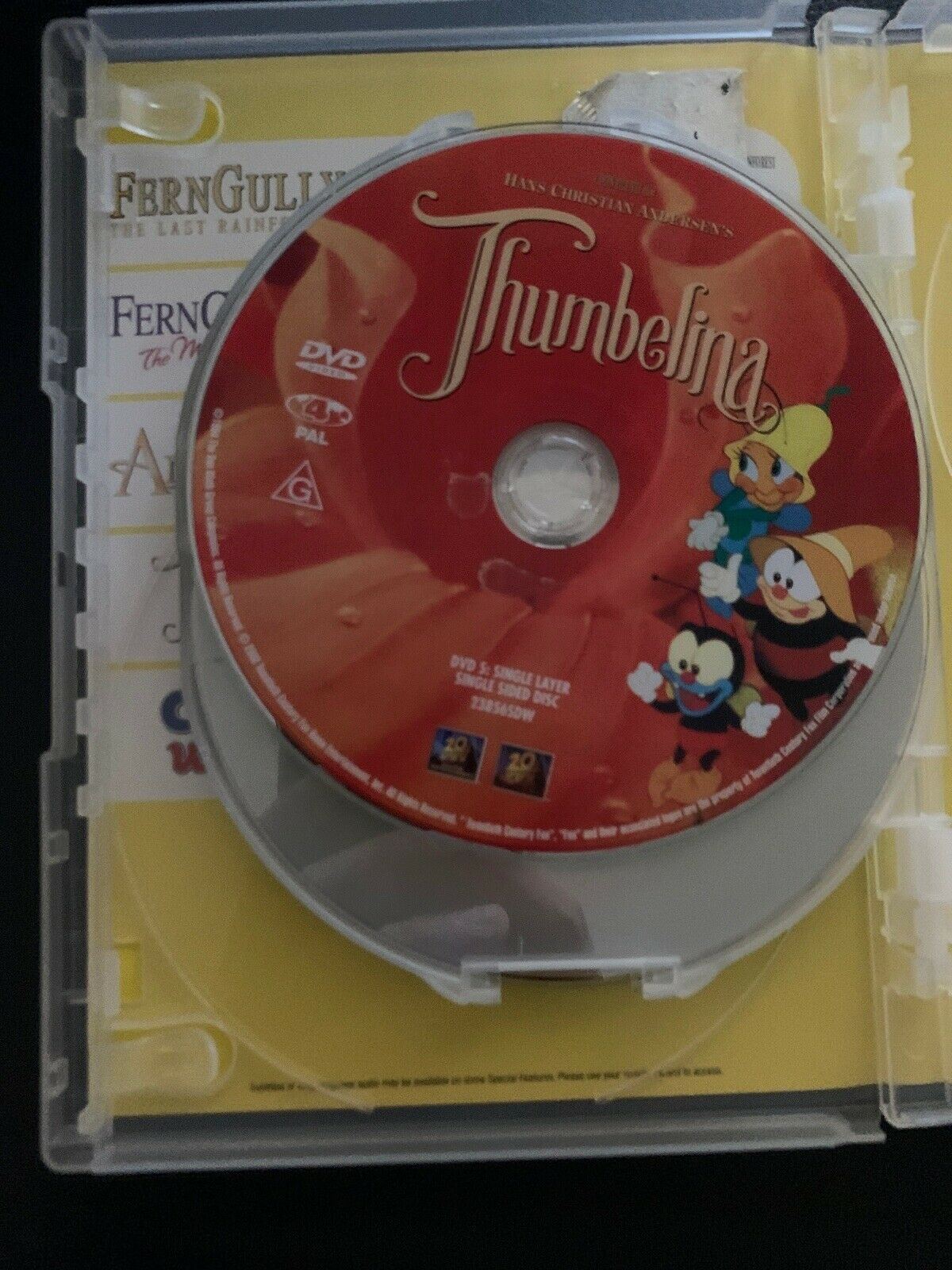 FERN GULLY / ANASTASIA/CASPER MEETS WENDY/THUMBELINA/ FERN GULLY 2 – DVD