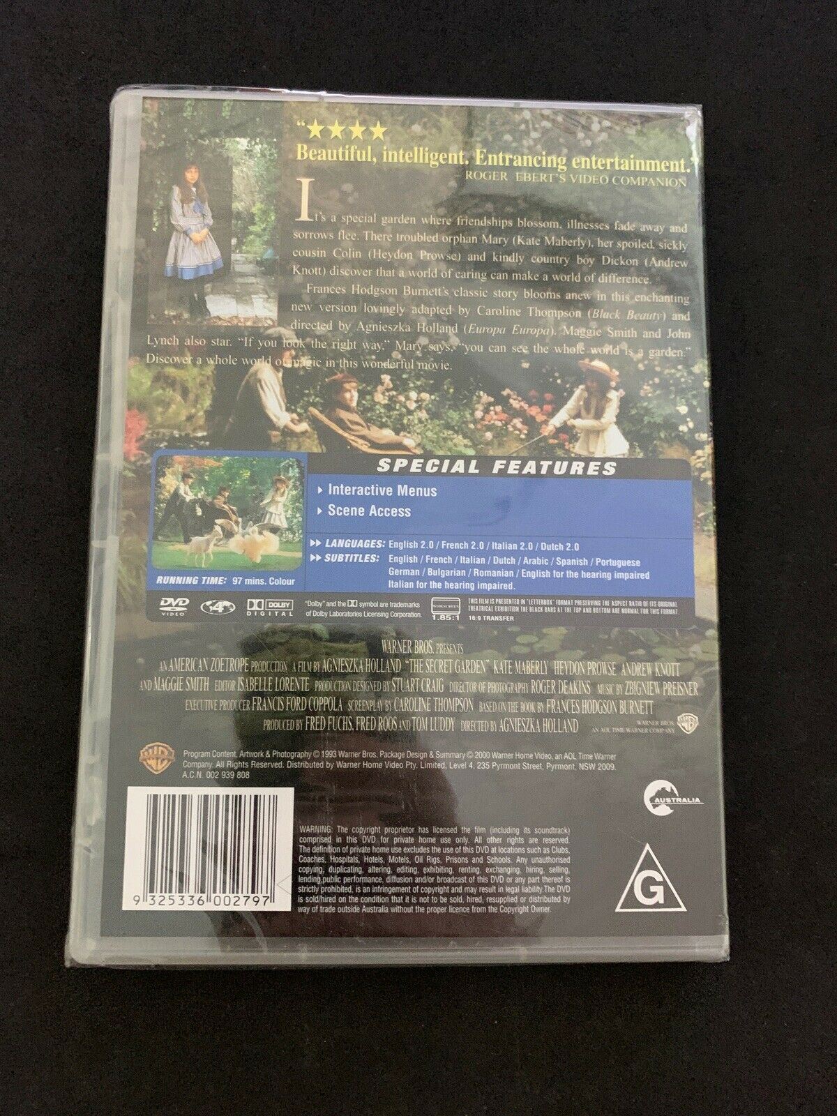 The Secret Garden (DVD, 1993) *Brand New & Sealed* Maggie Smith, Kate Maberly