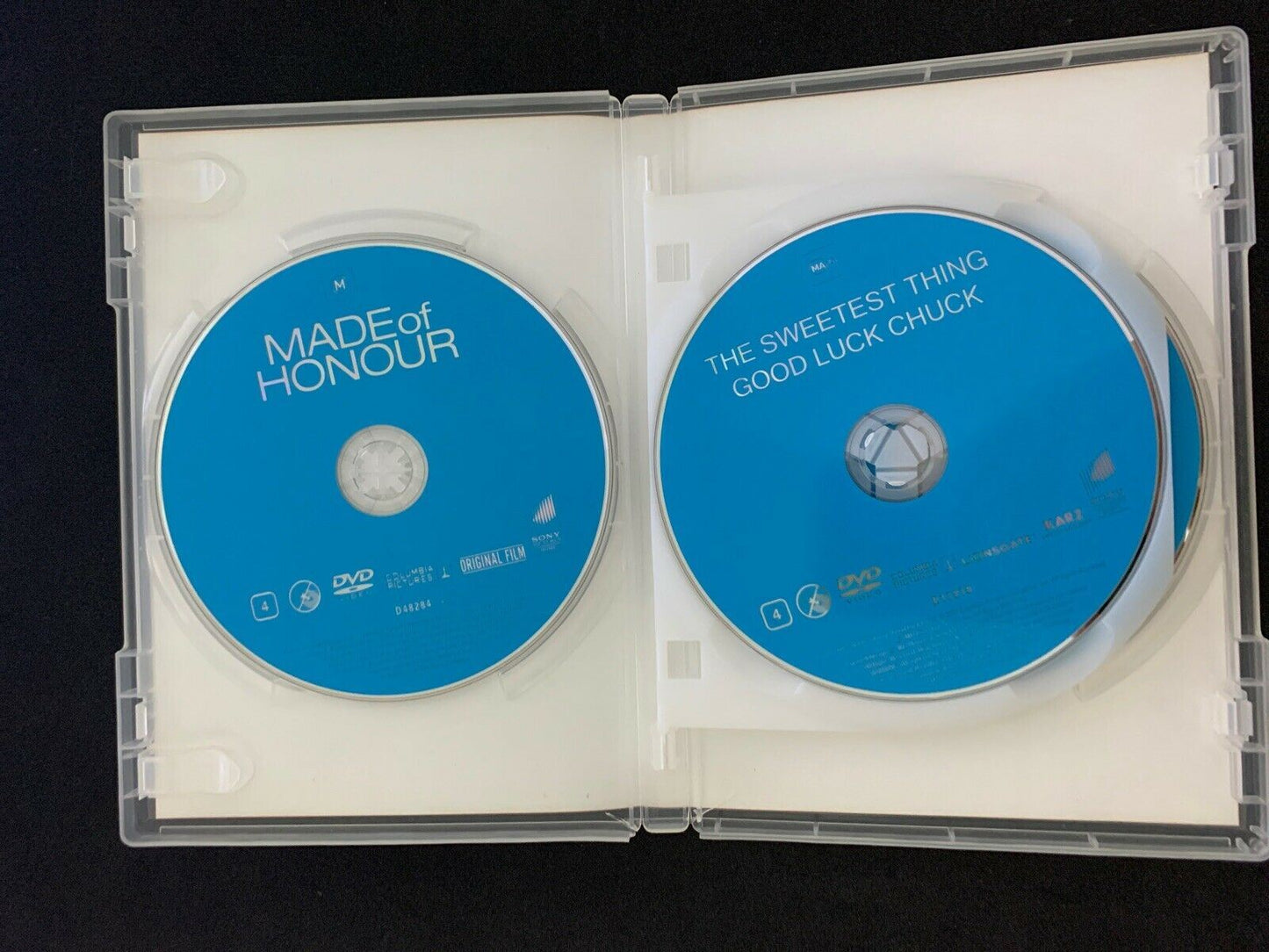 5 Movie Dvd Pack : Catch And Release, Good Luck Chuck, Made Of Honour
