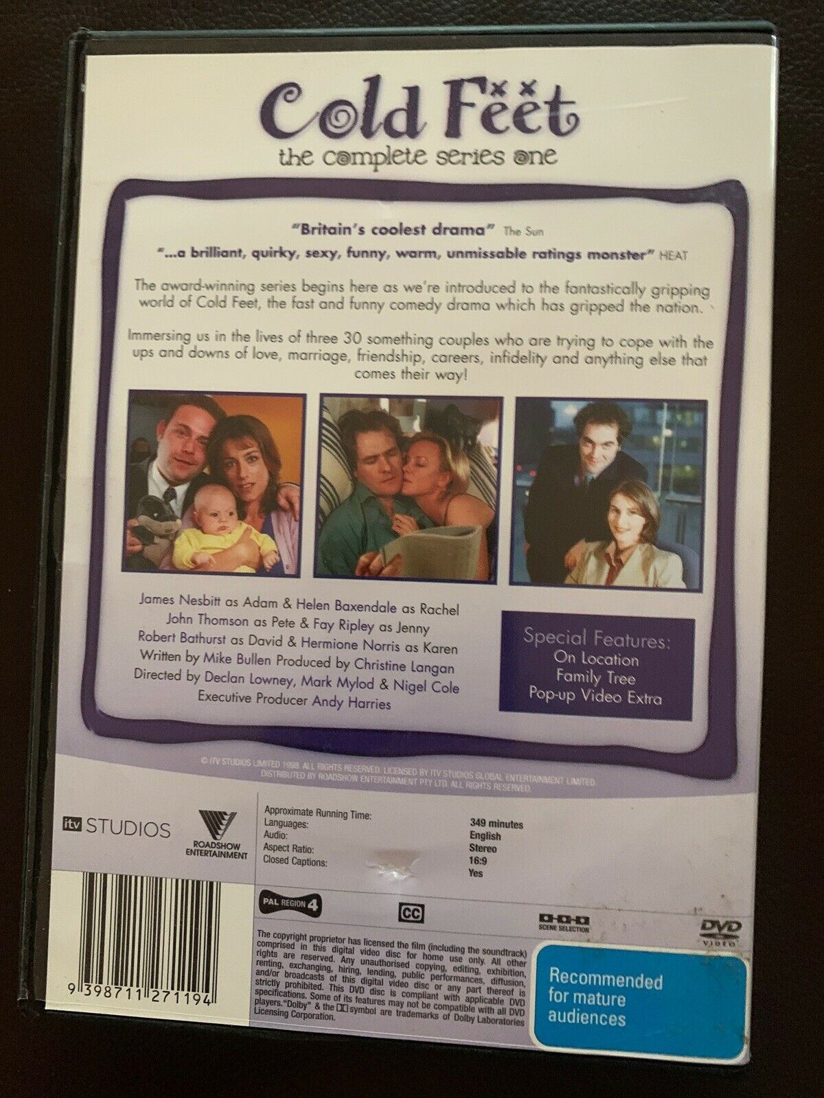 Cold Feet : Series 1 (DVD, 2012, 2-Disc Set) ITV Region 4