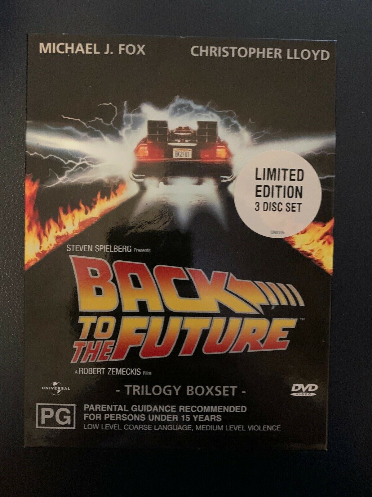 Back to the Future Trilogy Box Set (DVD, 3-Disc Set) Region 4