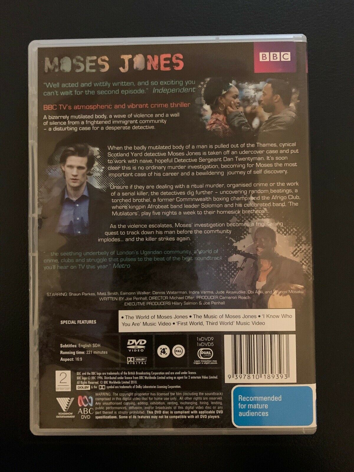 Moses Jones (DVD, 2010) BBC Region 4