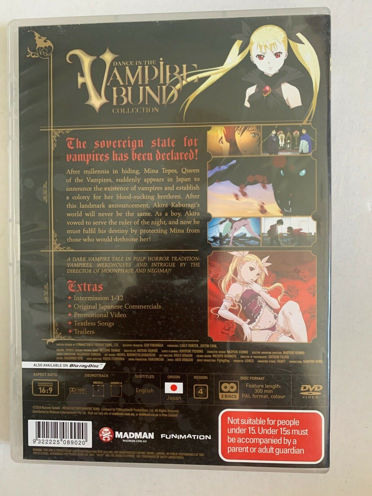 Dance In The Vampire Bund - Series Collection (DVD, 2011, 2-Disc Set) Region 4