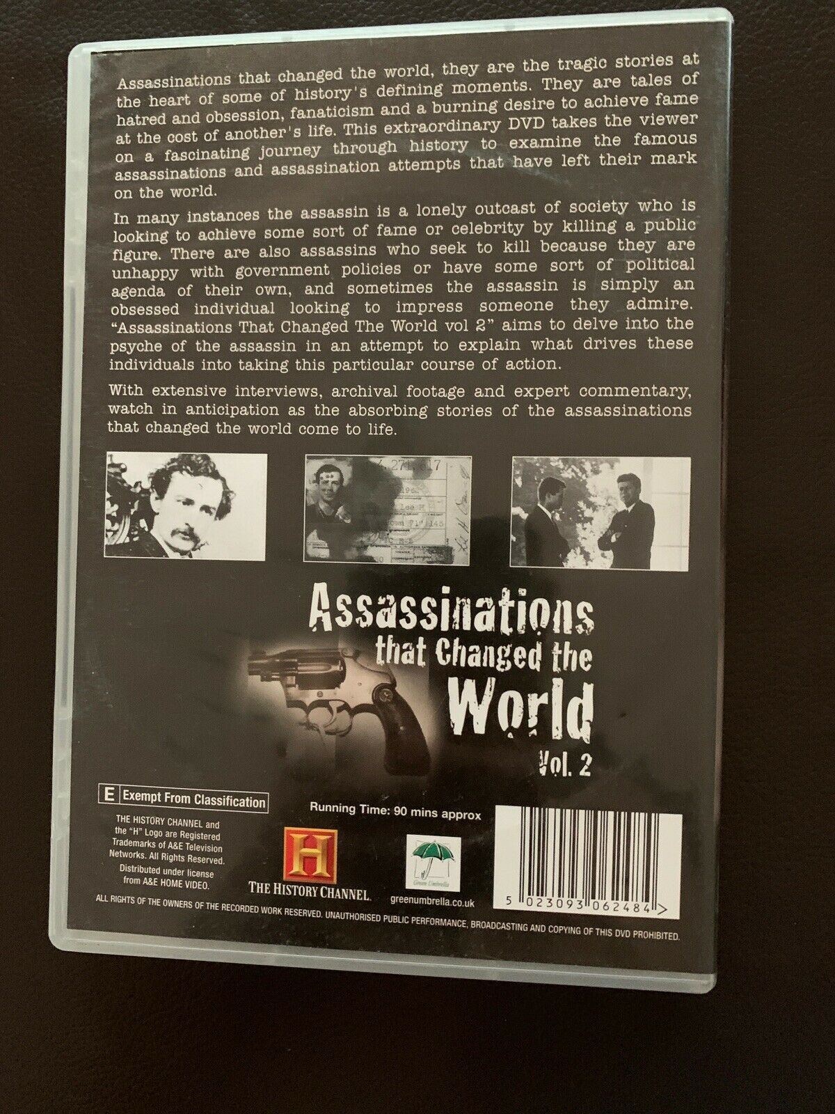 Assassinations That Changed the world vol 2 DVD The History Channel