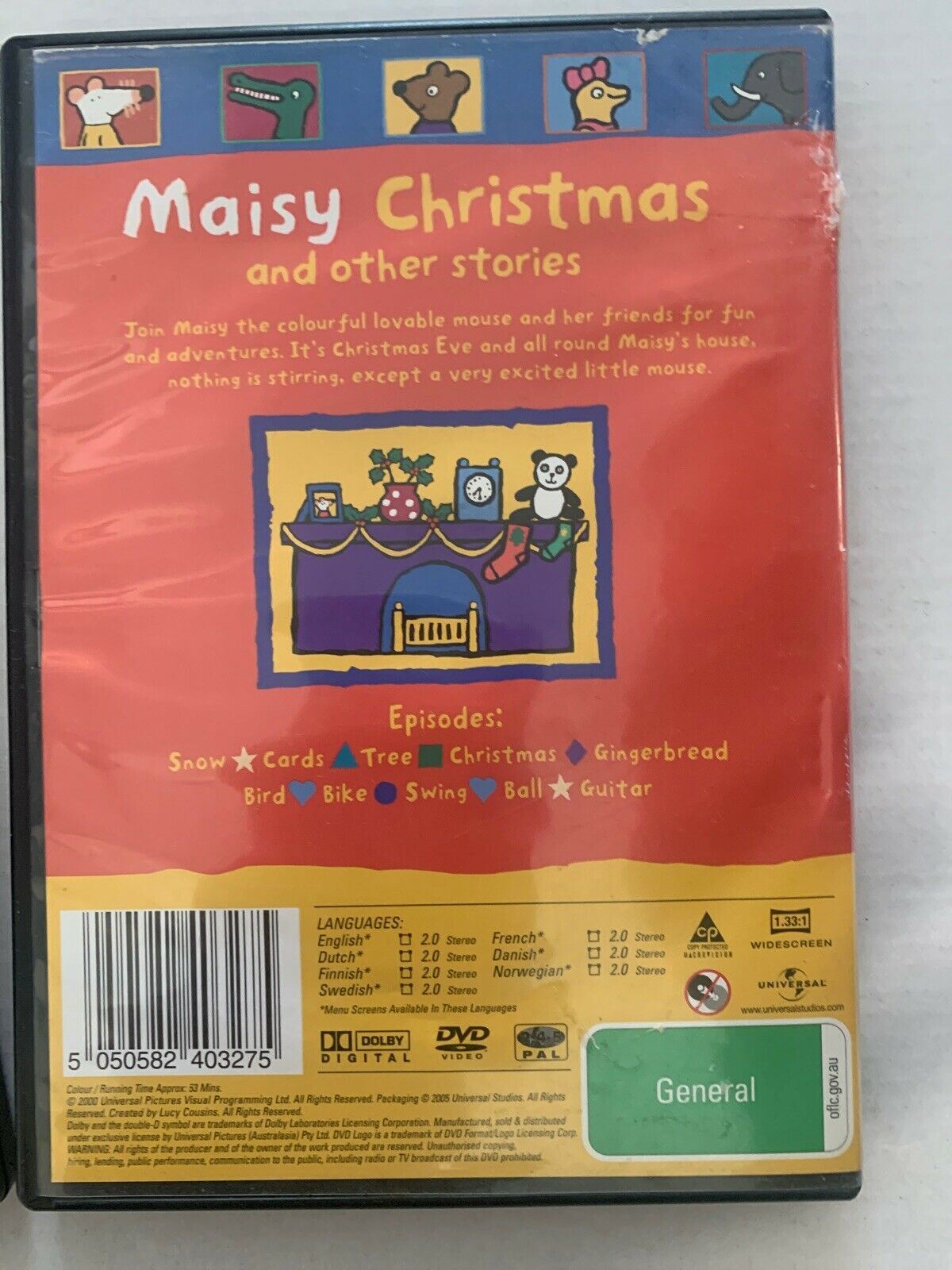 Maisy Playtime & Maisy Christmas And Other Stories 2 (DVD) Region 2, 4 & 5