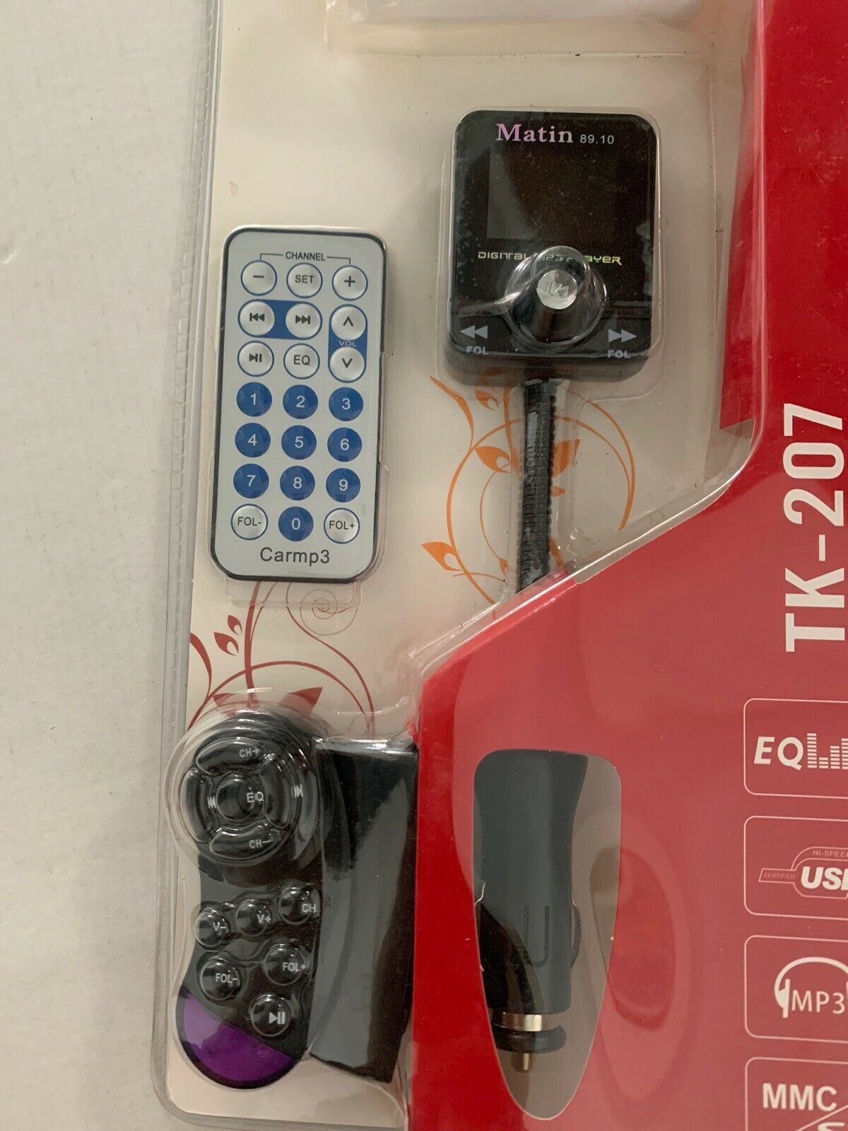*New & Sealed* Multipurpose Car FM Transmitter TK-207