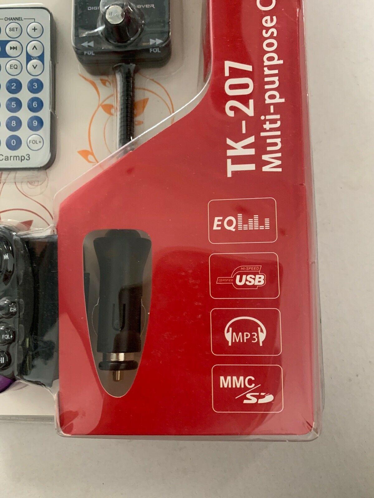 *New & Sealed* Multipurpose Car FM Transmitter TK-207