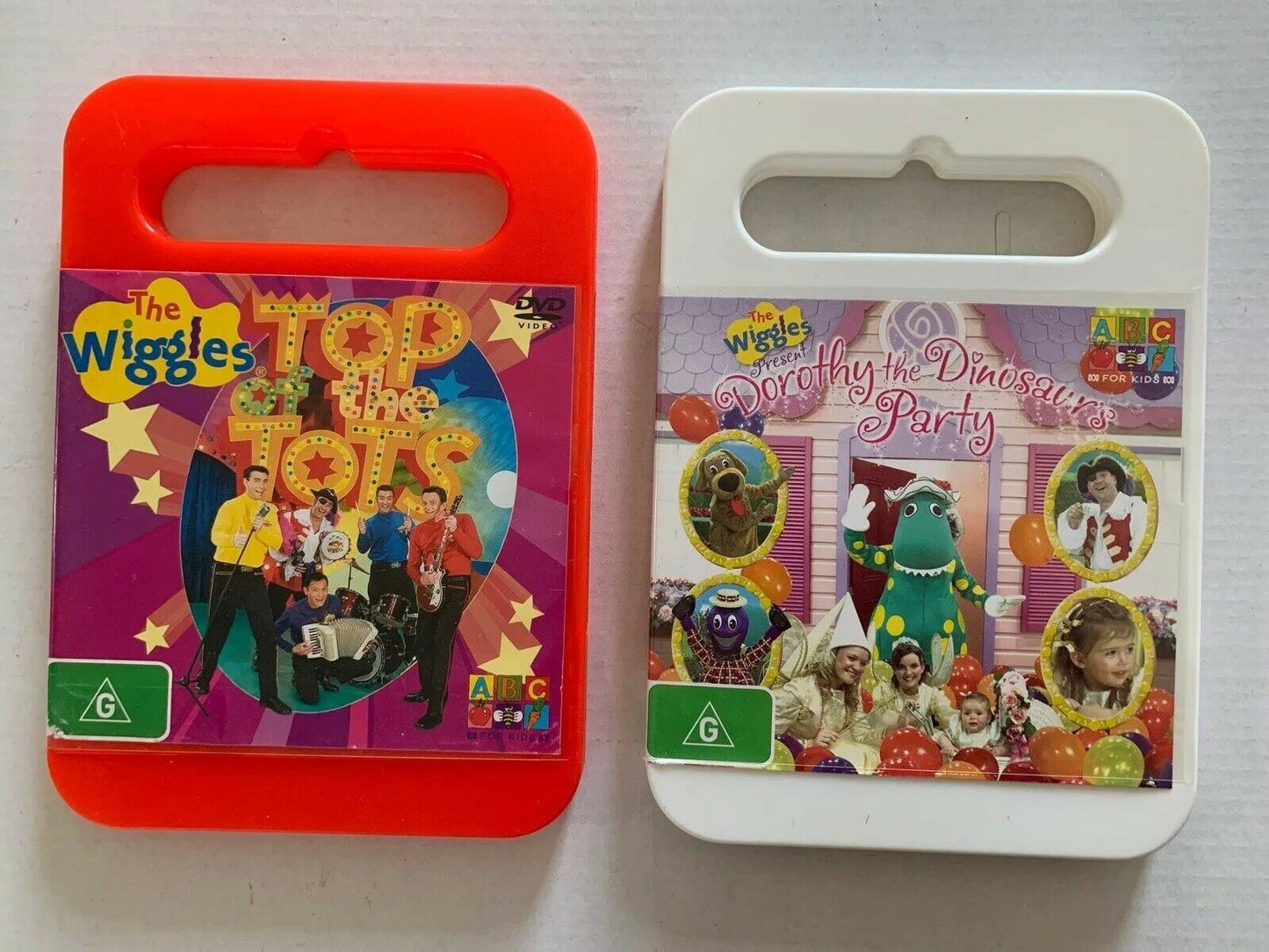 The Wiggles - Top Of The Tots & Dorothy The Dinosaur Party - 2x DVD R4 PAL