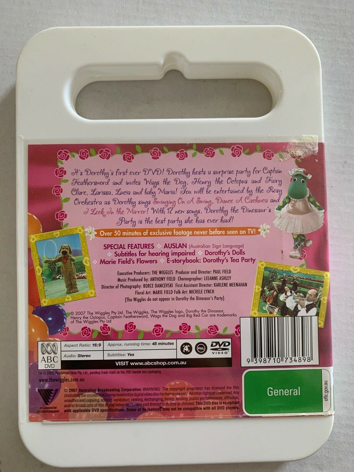 The Wiggles - Top Of The Tots & Dorothy The Dinosaur Party - 2x DVD R4 PAL