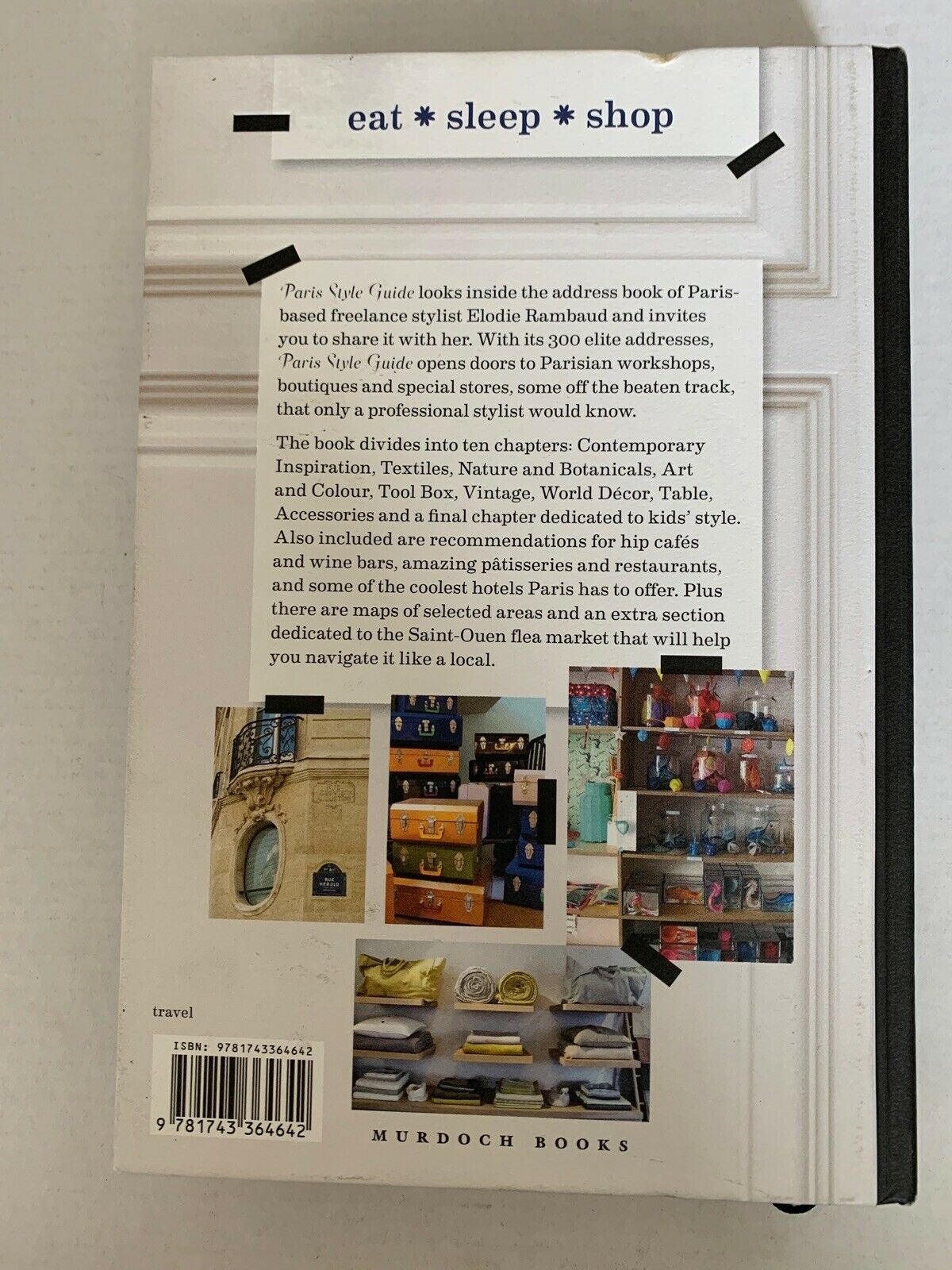 Paris Style Guide by Elodie Rambaud Hardcover Book