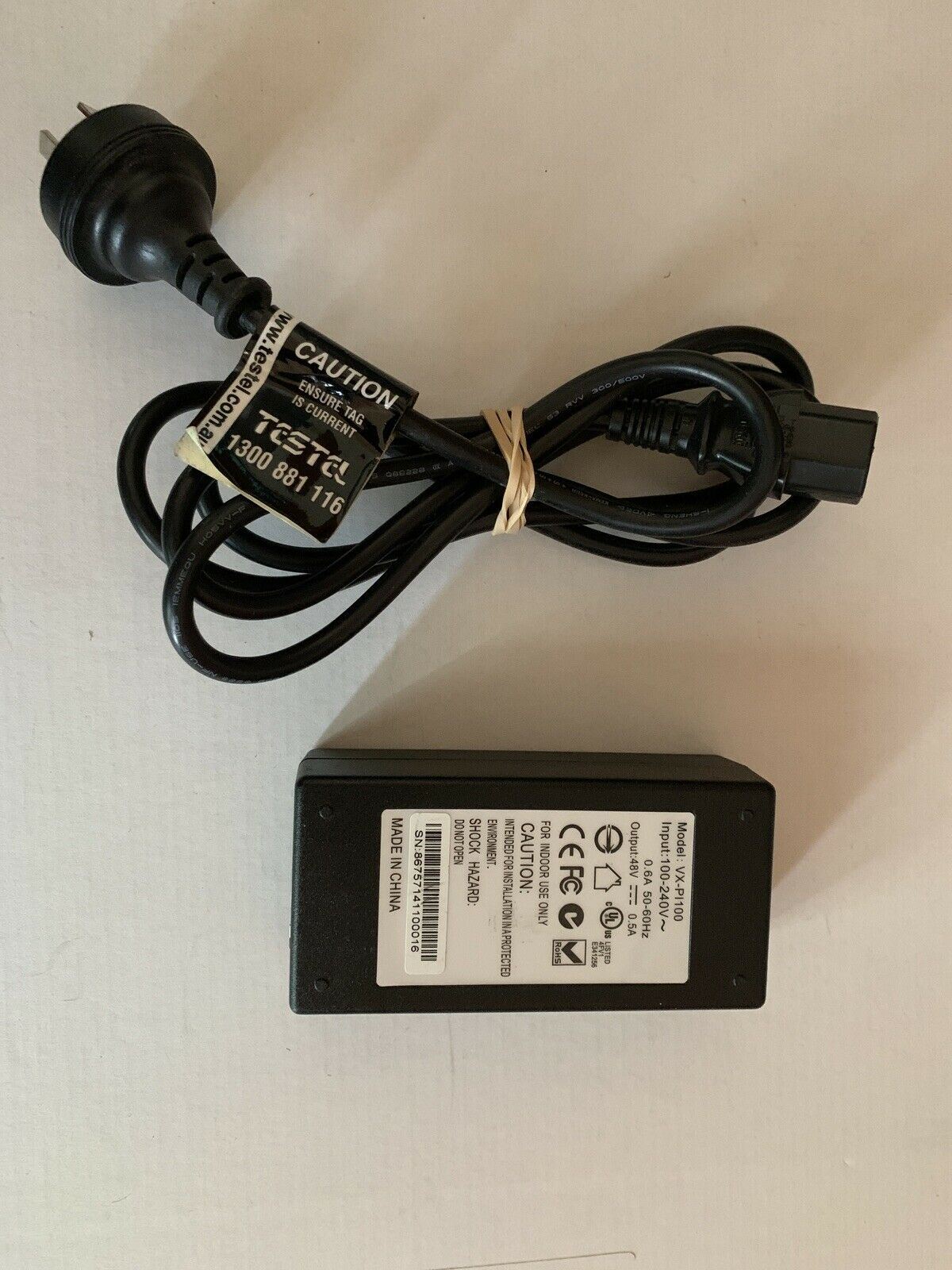 VX-Pi100 Versa Technology Power Over Ethernet (PoE) Injector IEEE 802.3af