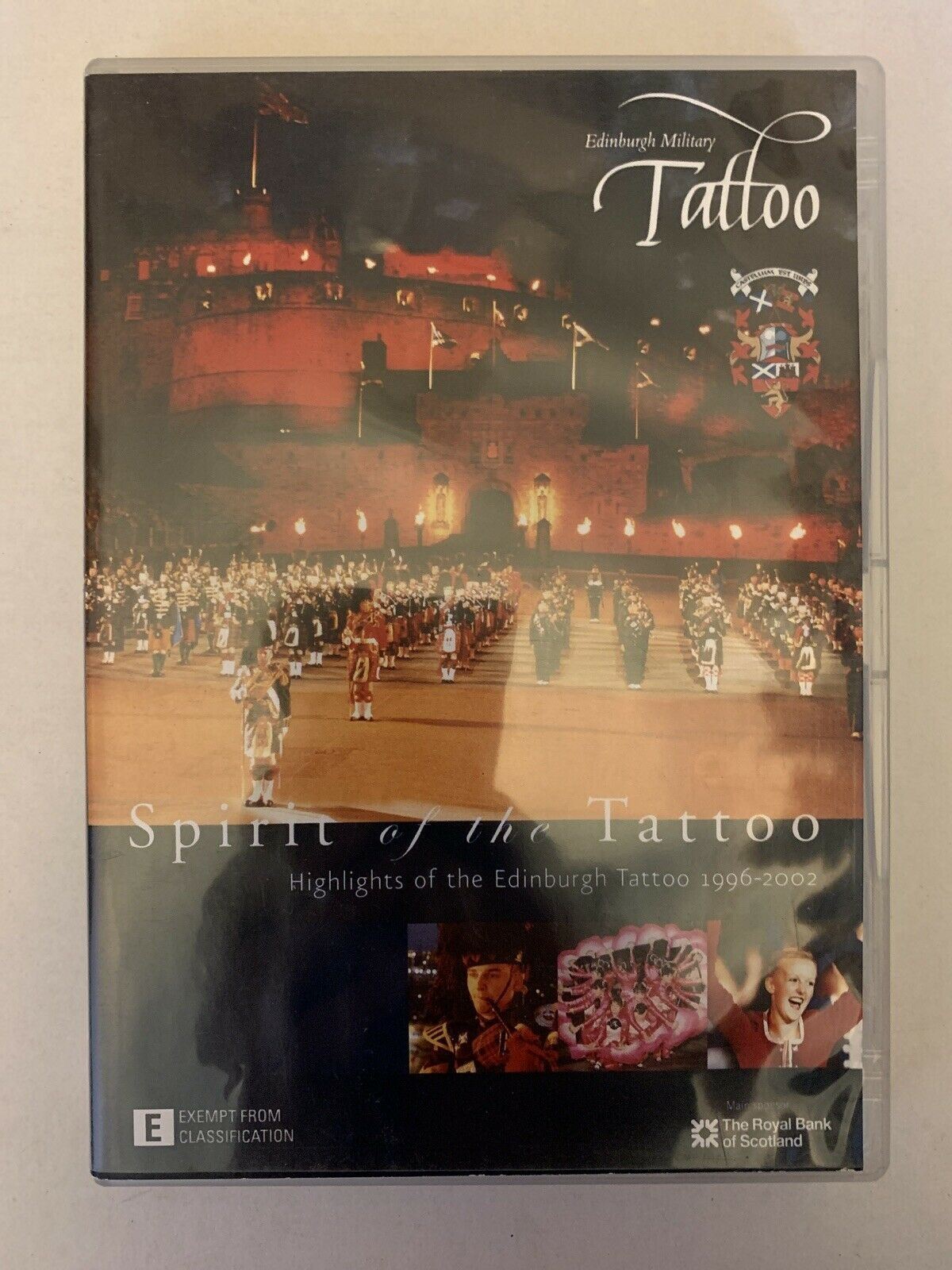 Spirit Of The Tattoo - Highlights of the Edinburgh Tattoo 1996-2002 (DVD, 2003)