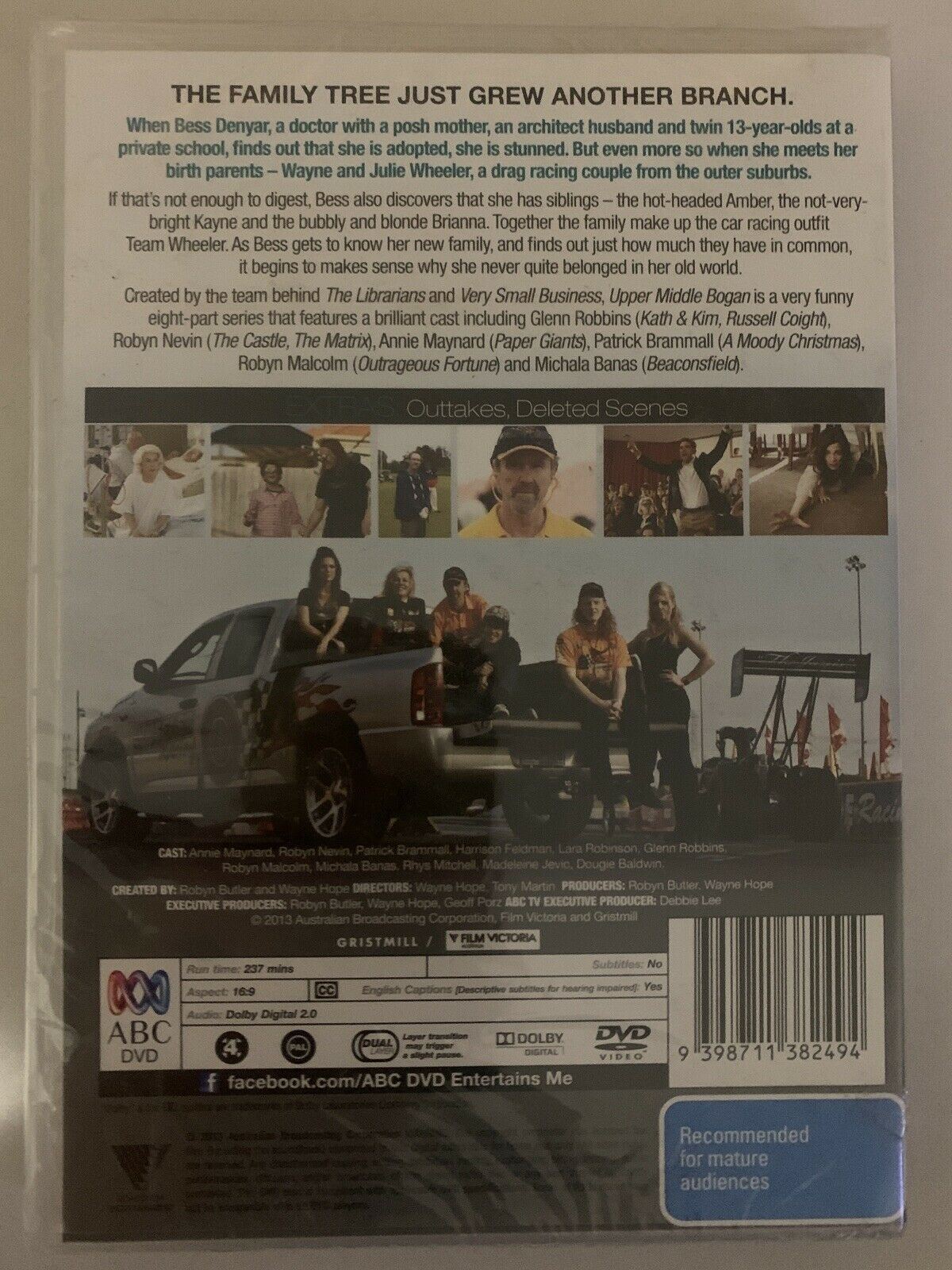 *New Sealed* Upper Middle Bogan (DVD, 2013) Abbie Maynard, Robyn Nevin. Region 4