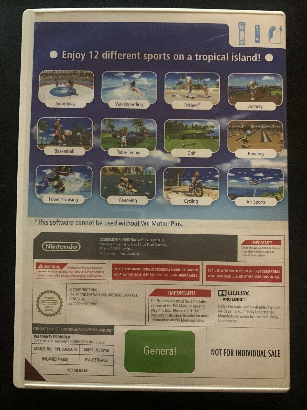 Wii Sports + Wii Sports Resort - Nintendo Wii PAL *Complete* (Wii U Compatible)