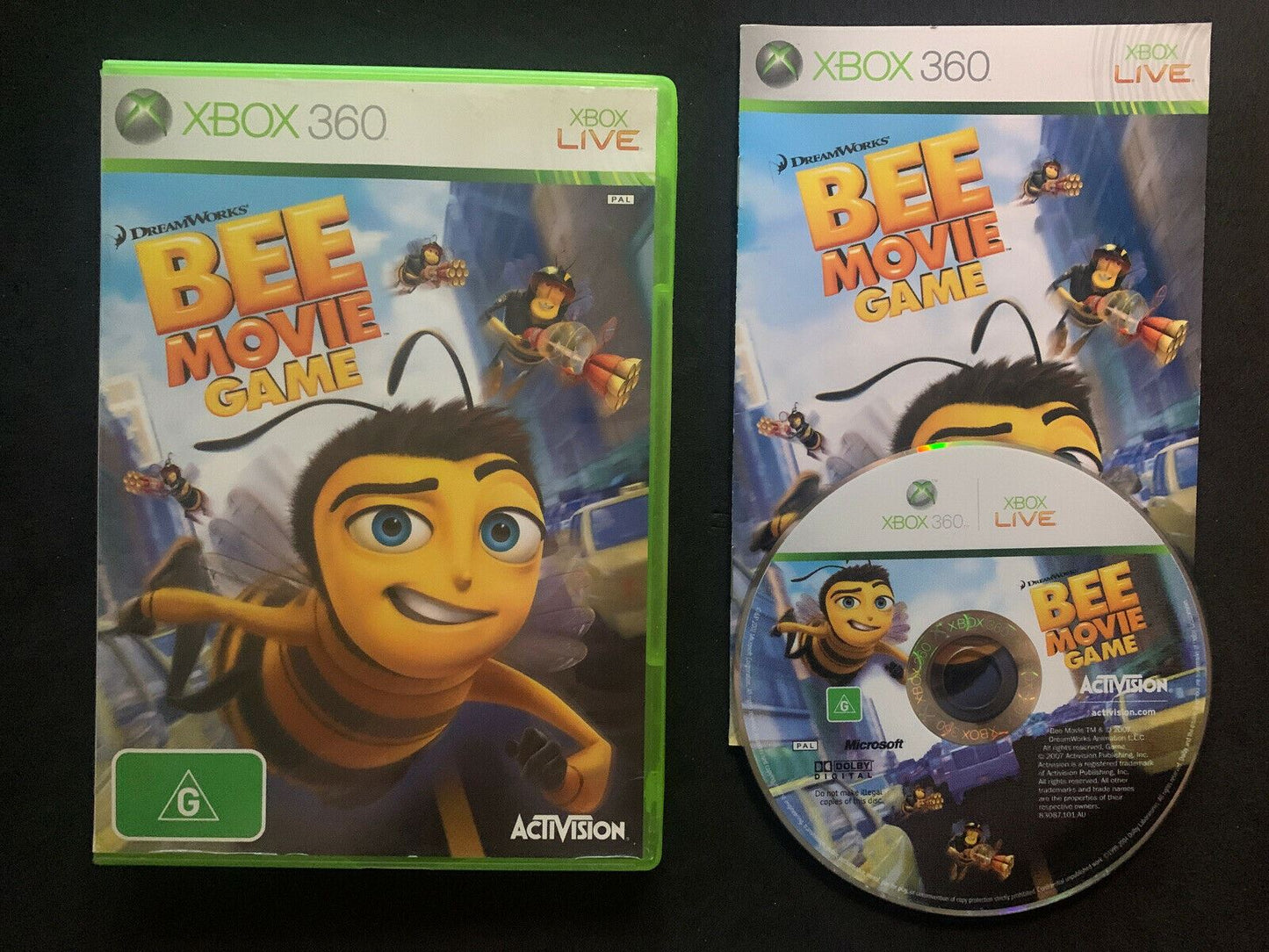 DreamWorks Bee Movie Game - Microsoft Xbox 360 with Manual