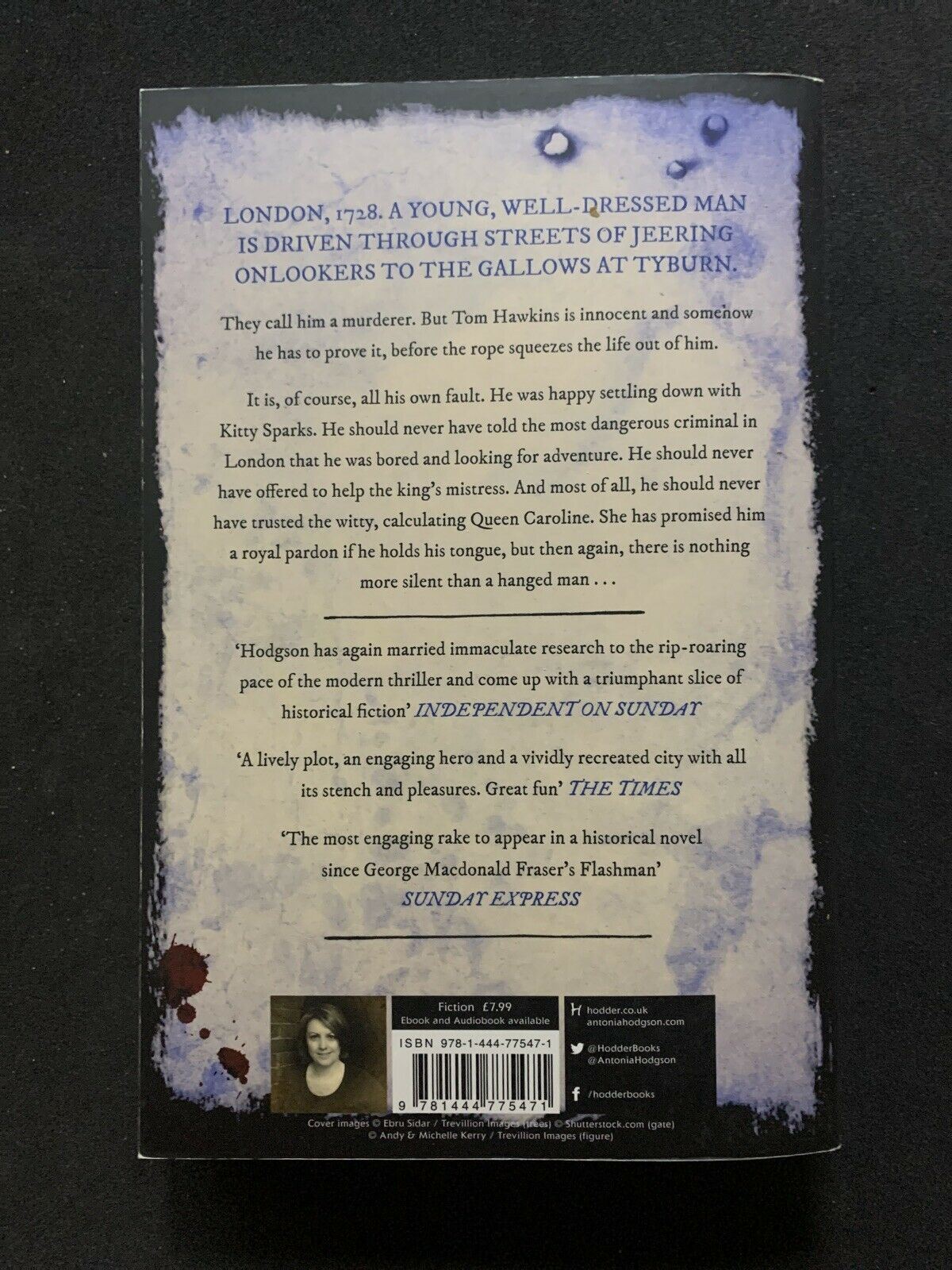 The Last Confession of Thomas Hawkins by Antonia Hodgson (Paperback, 2016)
